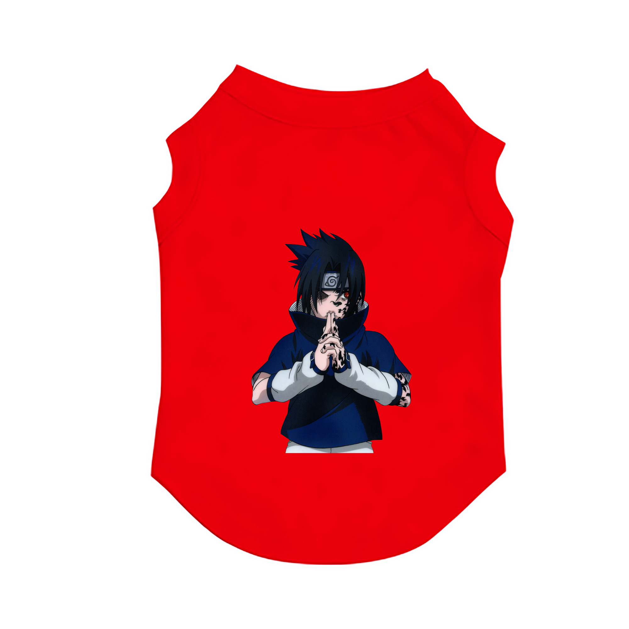 （画像用） NARUTO -ナルト- うちは サスケ Uchiha Sasuke ペット用ベスト