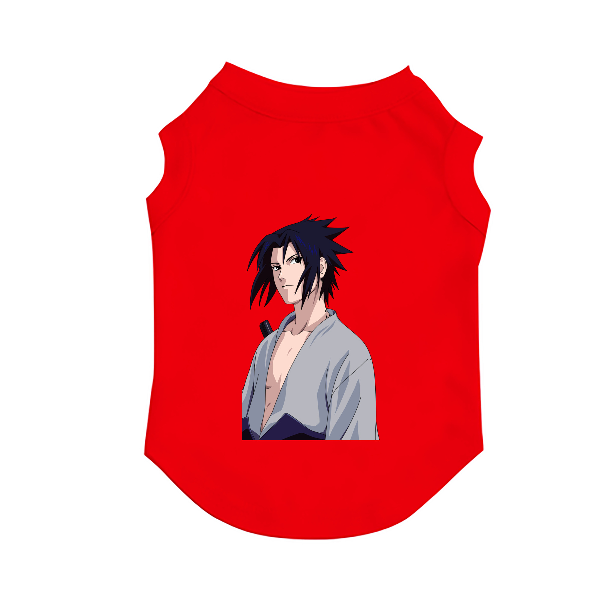 （画像用） NARUTO -ナルト- うちは サスケ Uchiha Sasuke ペット用ベスト