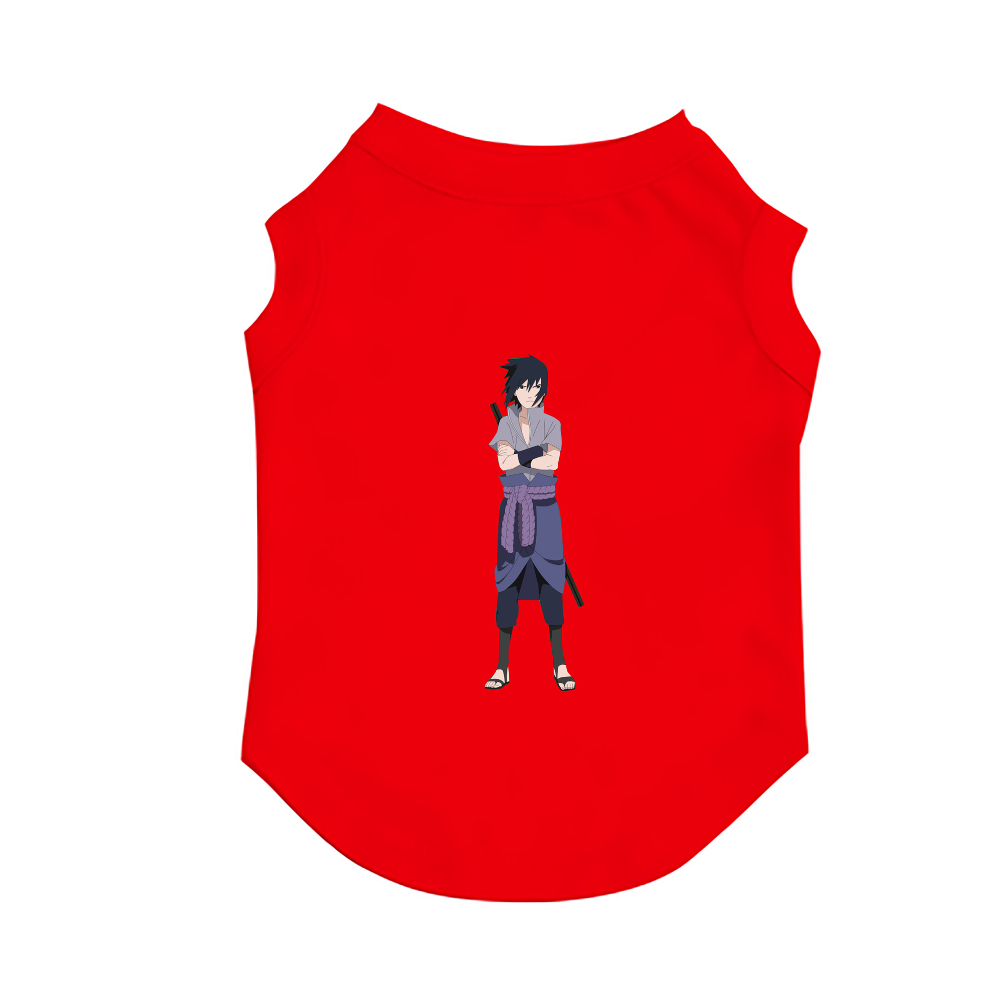 （画像用） NARUTO -ナルト- うちは サスケ Uchiha Sasuke ペット用ベスト