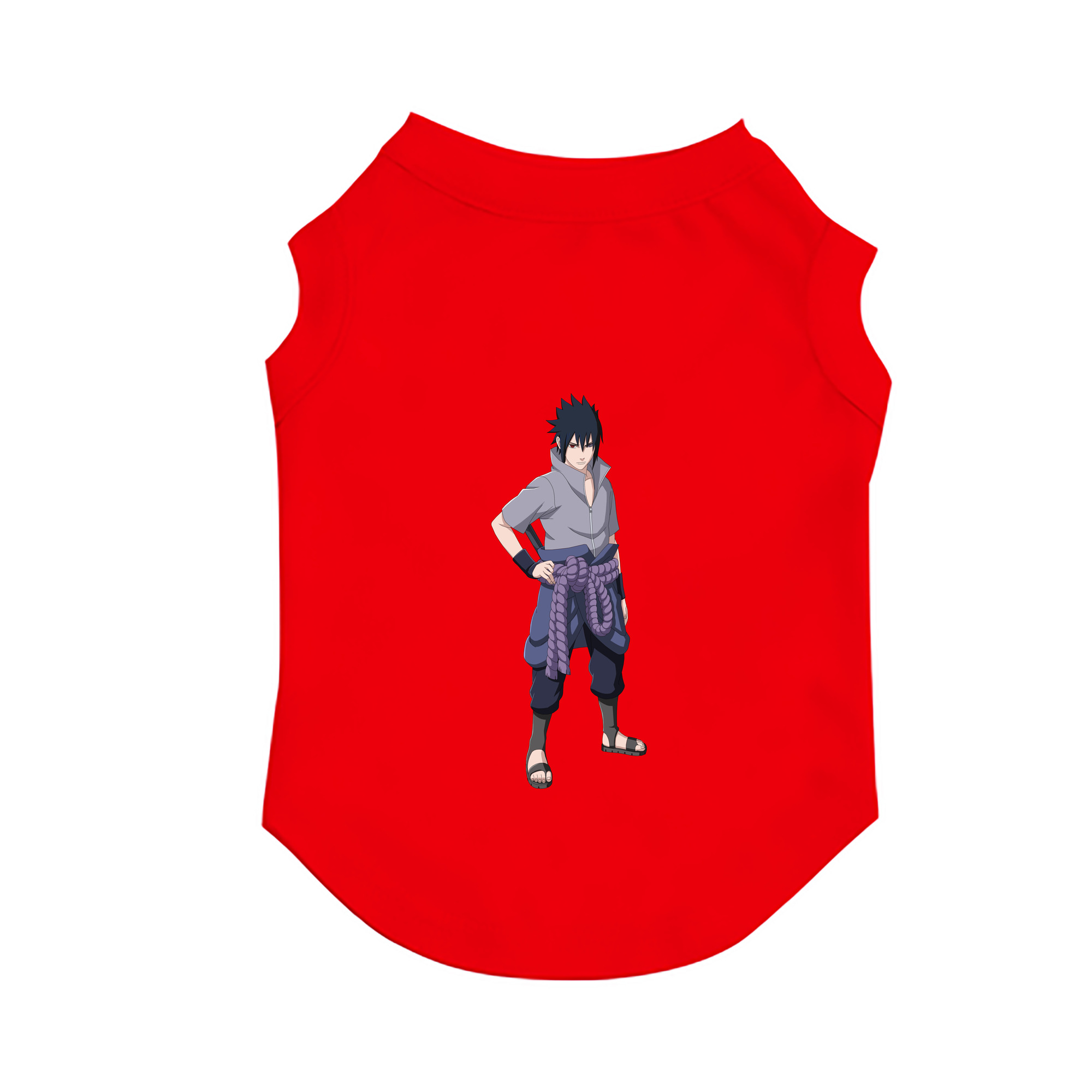 （画像用） NARUTO -ナルト- うちは サスケ Uchiha Sasuke ペット用ベスト