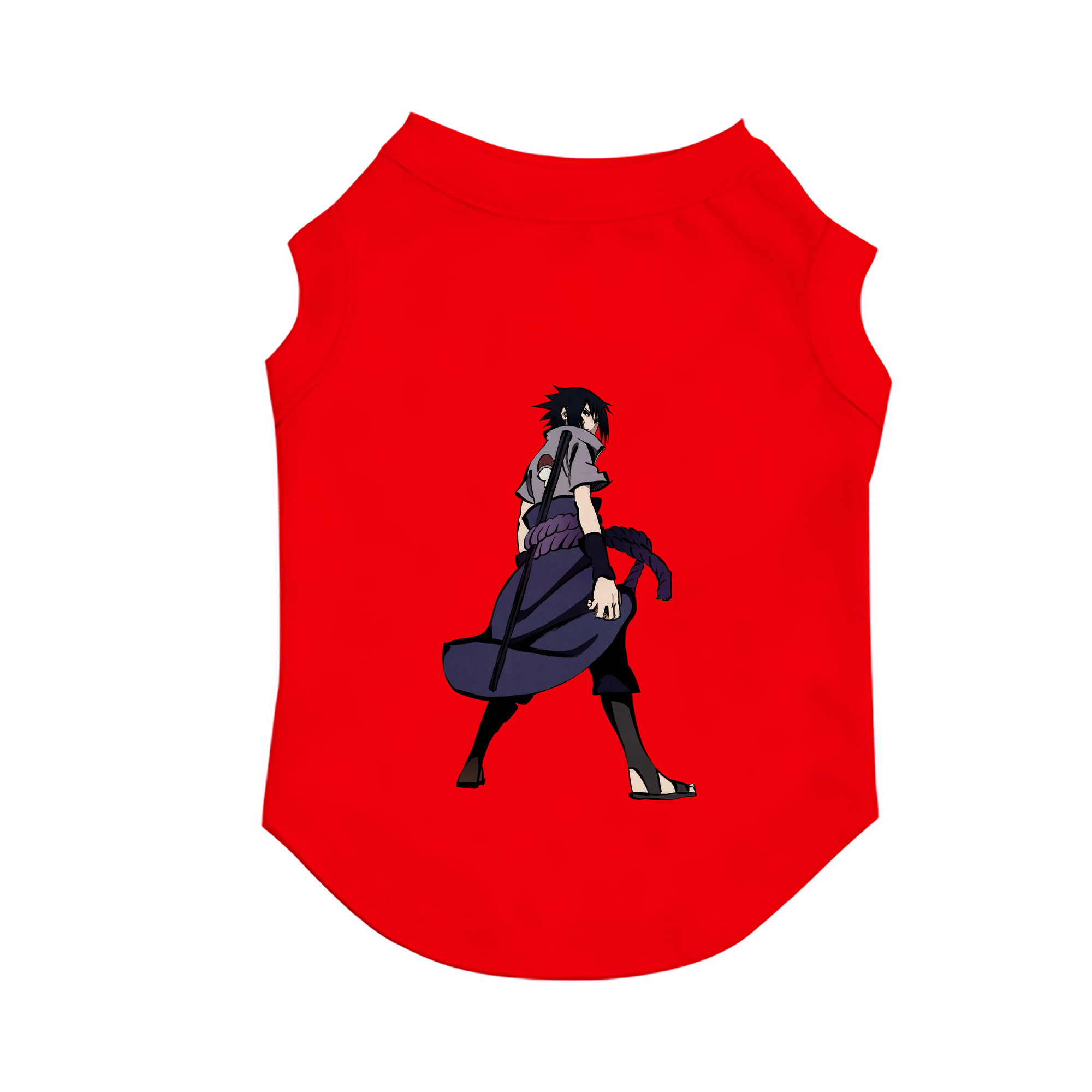（画像用） NARUTO -ナルト- うちは サスケ Uchiha Sasuke ペット用ベスト