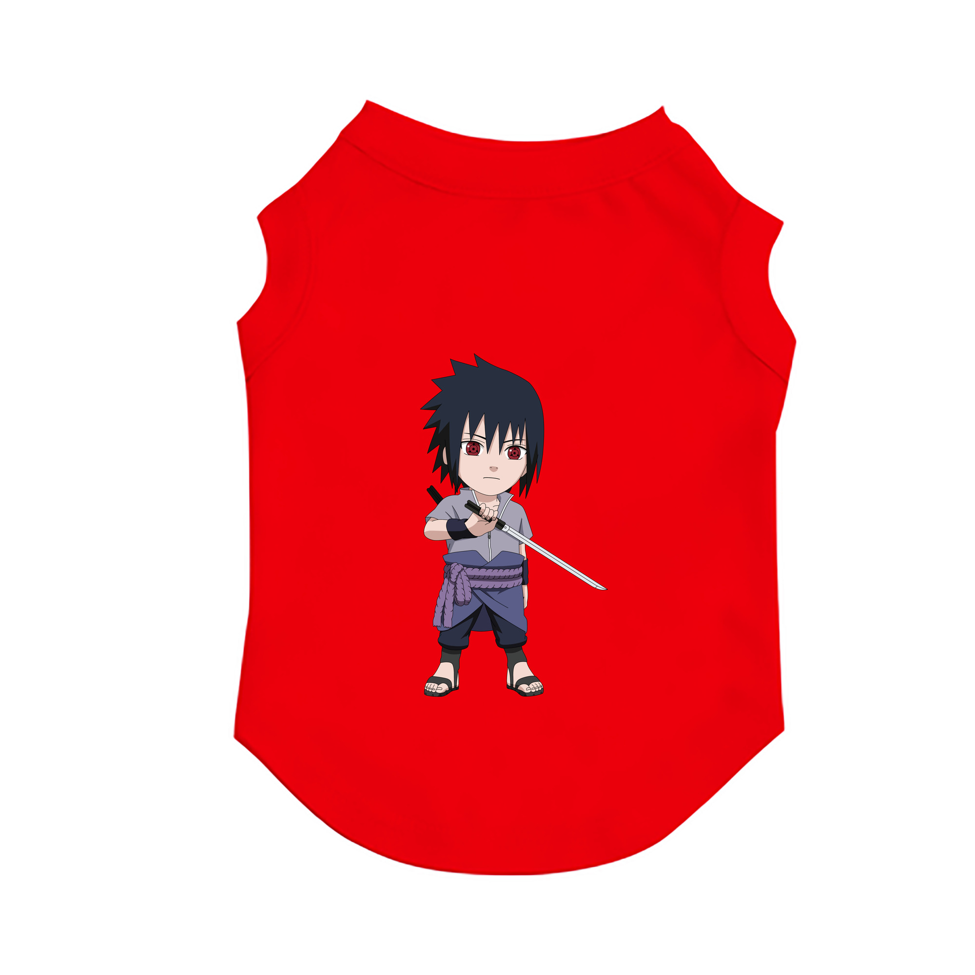 （画像用） NARUTO -ナルト- うちは サスケ Uchiha Sasuke ペット用ベスト