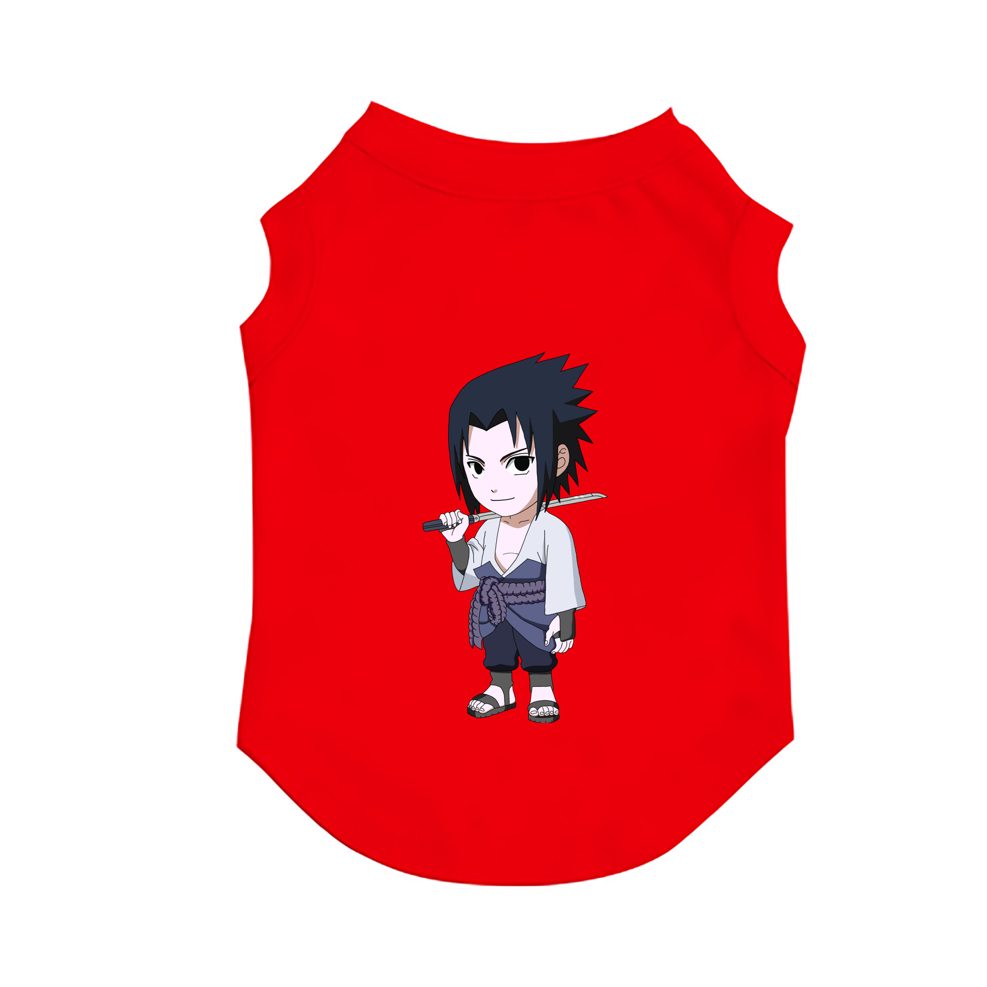 （画像用） NARUTO -ナルト- うちは サスケ Uchiha Sasuke ペット用ベスト