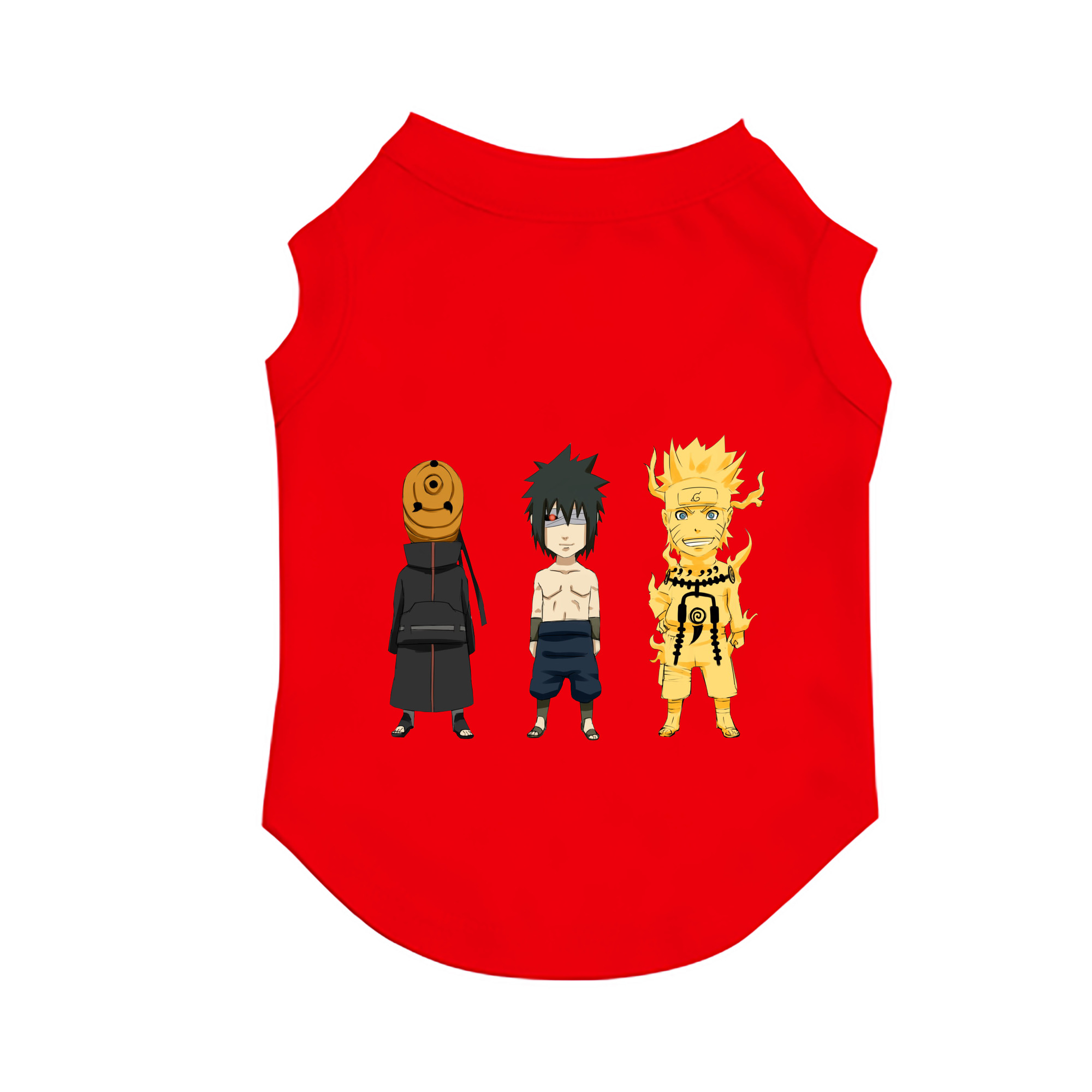 （画像用） NARUTO -ナルト- うちは サスケ Uchiha Sasuke ペット用ベスト