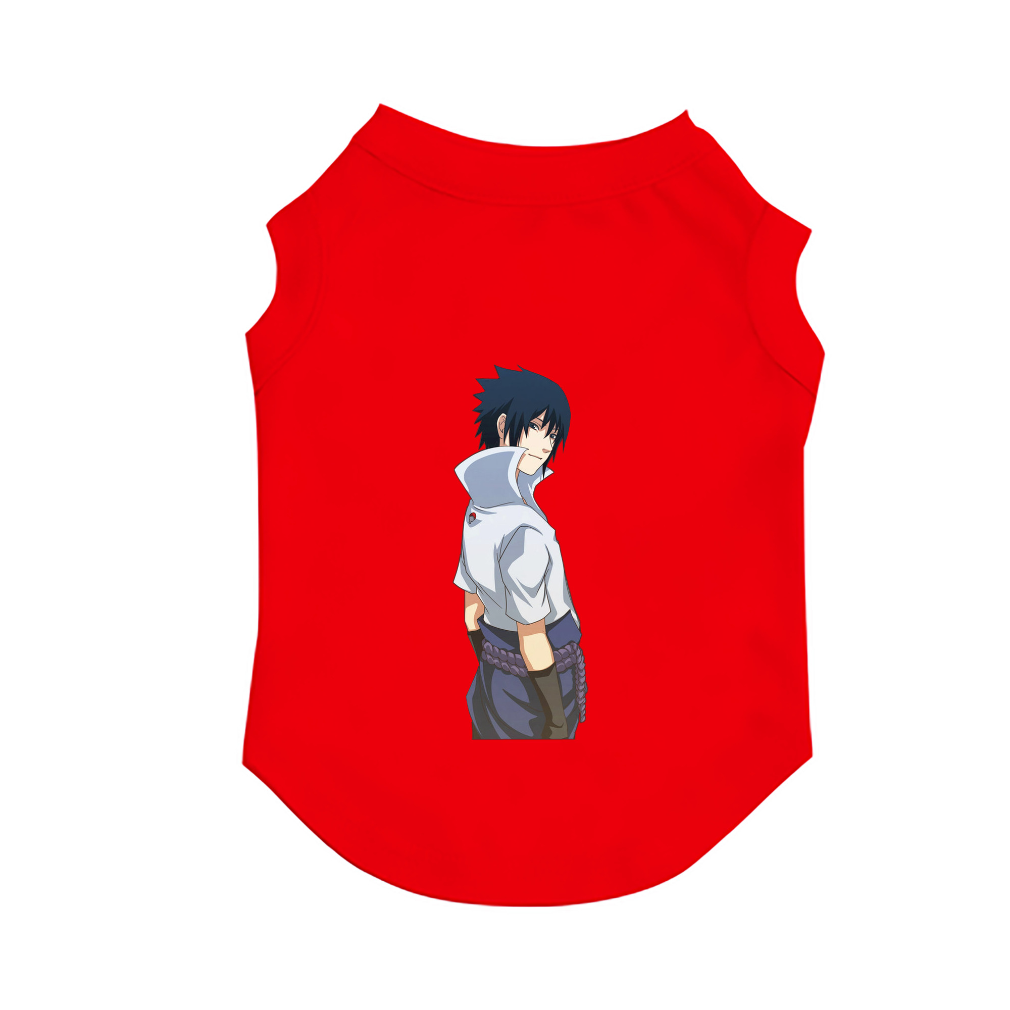 （画像用） NARUTO -ナルト- うちは サスケ Uchiha Sasuke ペット用ベスト