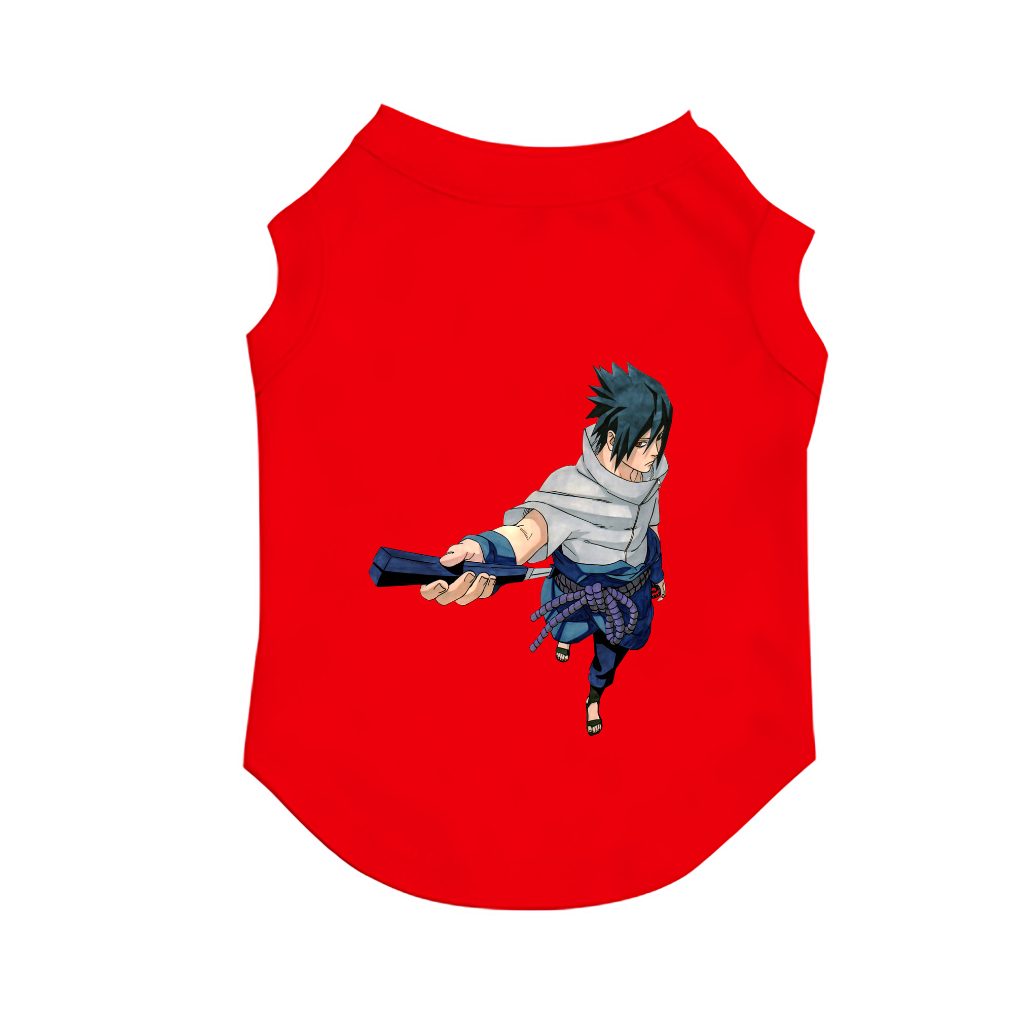 （画像用） NARUTO -ナルト- うちは サスケ Uchiha Sasuke ペット用ベスト