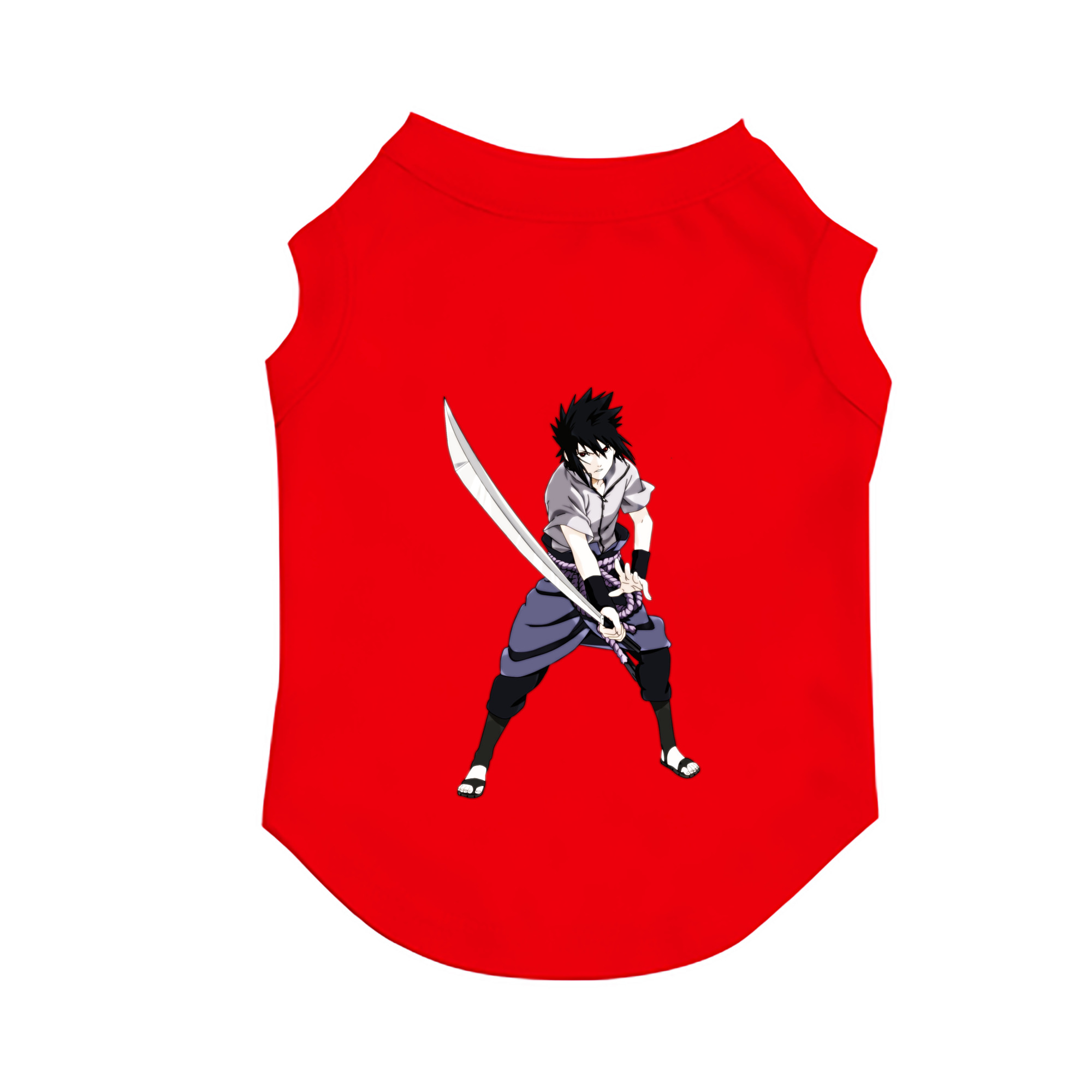（画像用） NARUTO -ナルト- うちは サスケ Uchiha Sasuke ペット用ベスト