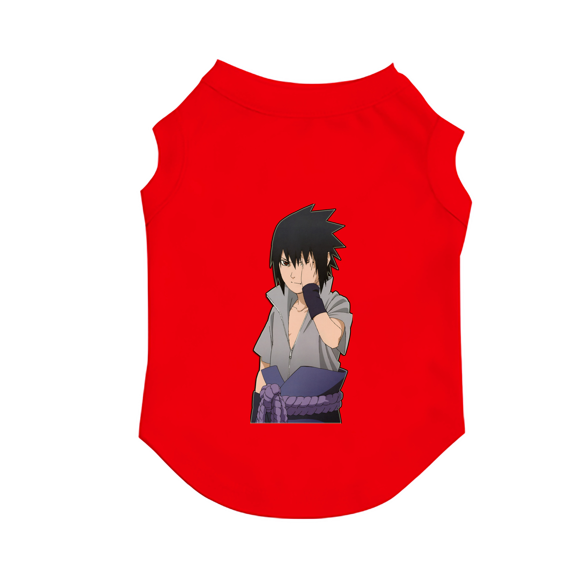 （画像用） NARUTO -ナルト- うちは サスケ Uchiha Sasuke ペット用ベスト