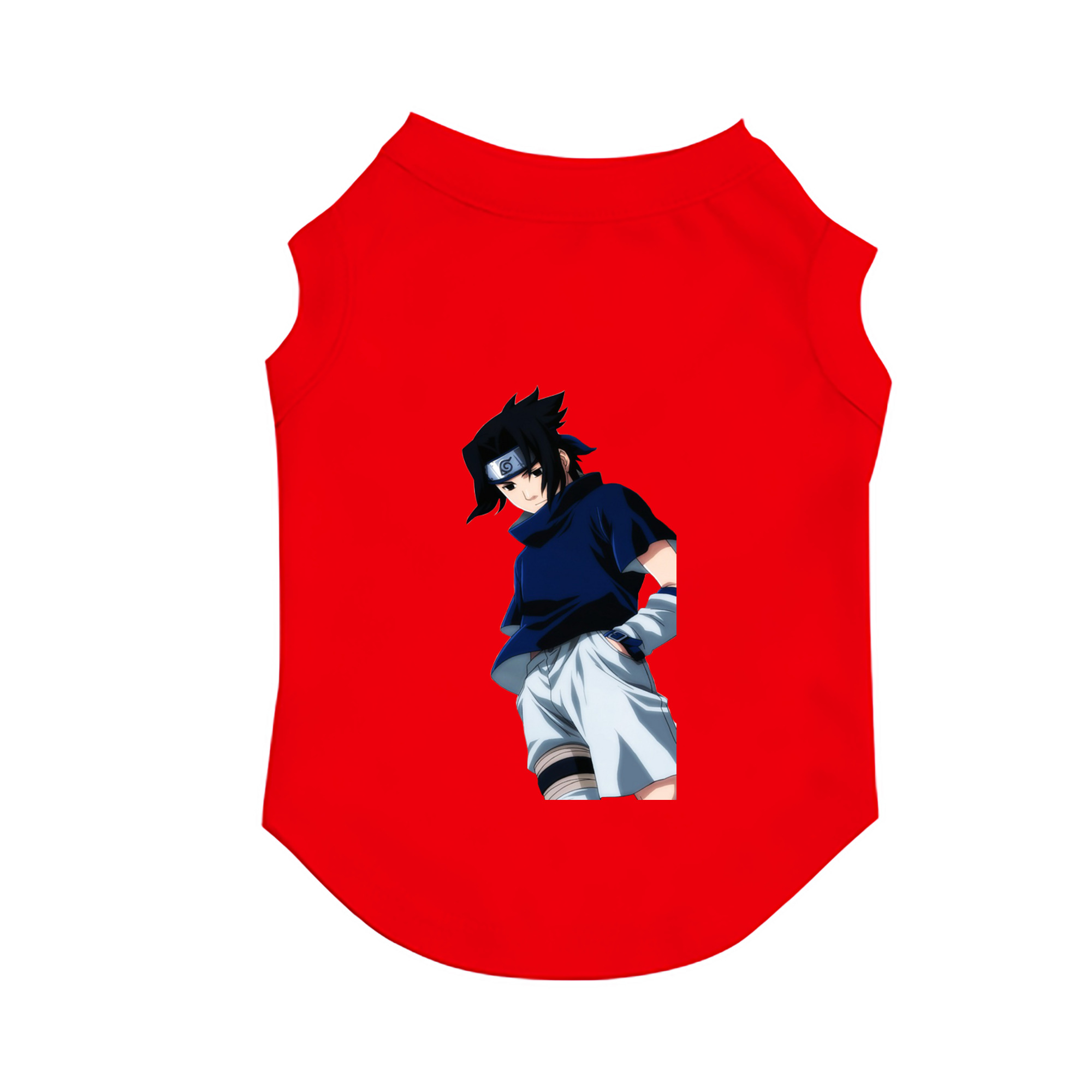 （画像用） NARUTO -ナルト- うちは サスケ Uchiha Sasuke ペット用ベスト