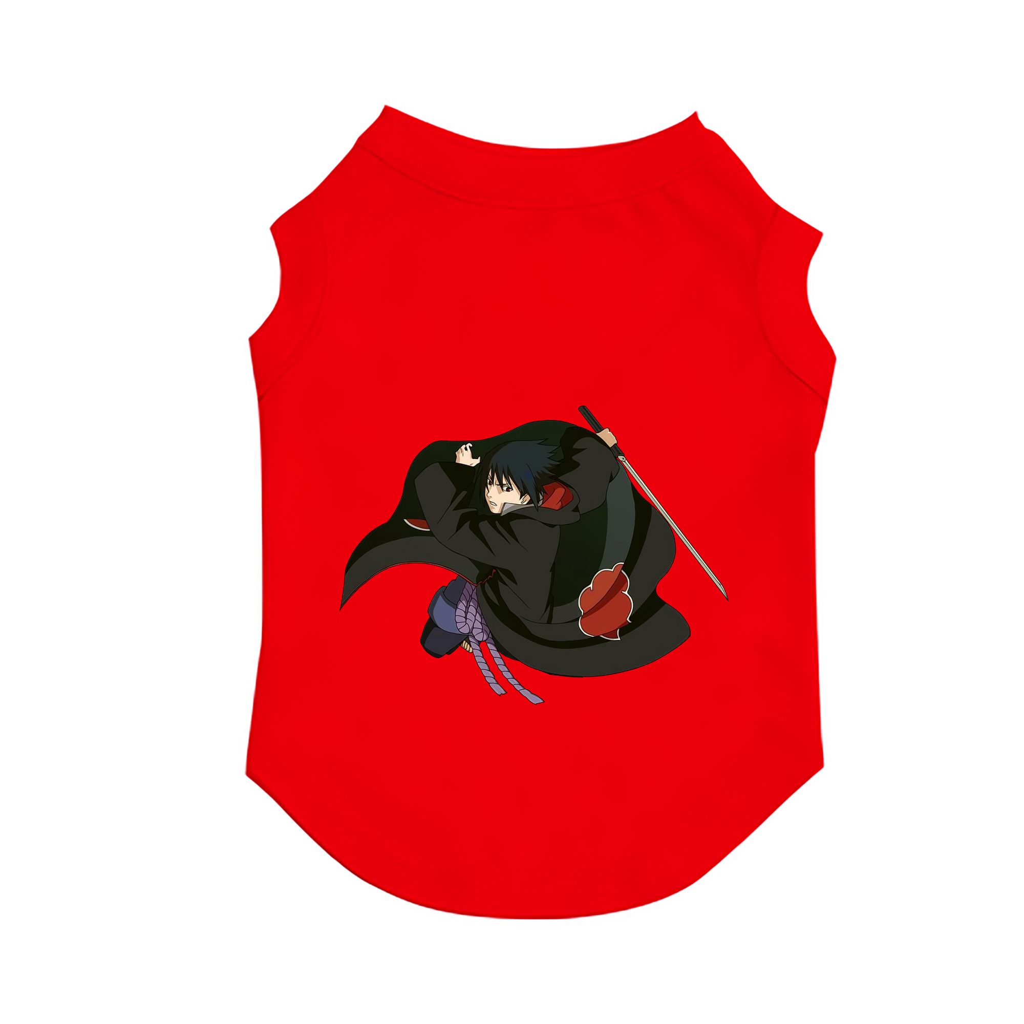 （画像用） NARUTO -ナルト- うちは サスケ Uchiha Sasuke ペット用ベスト