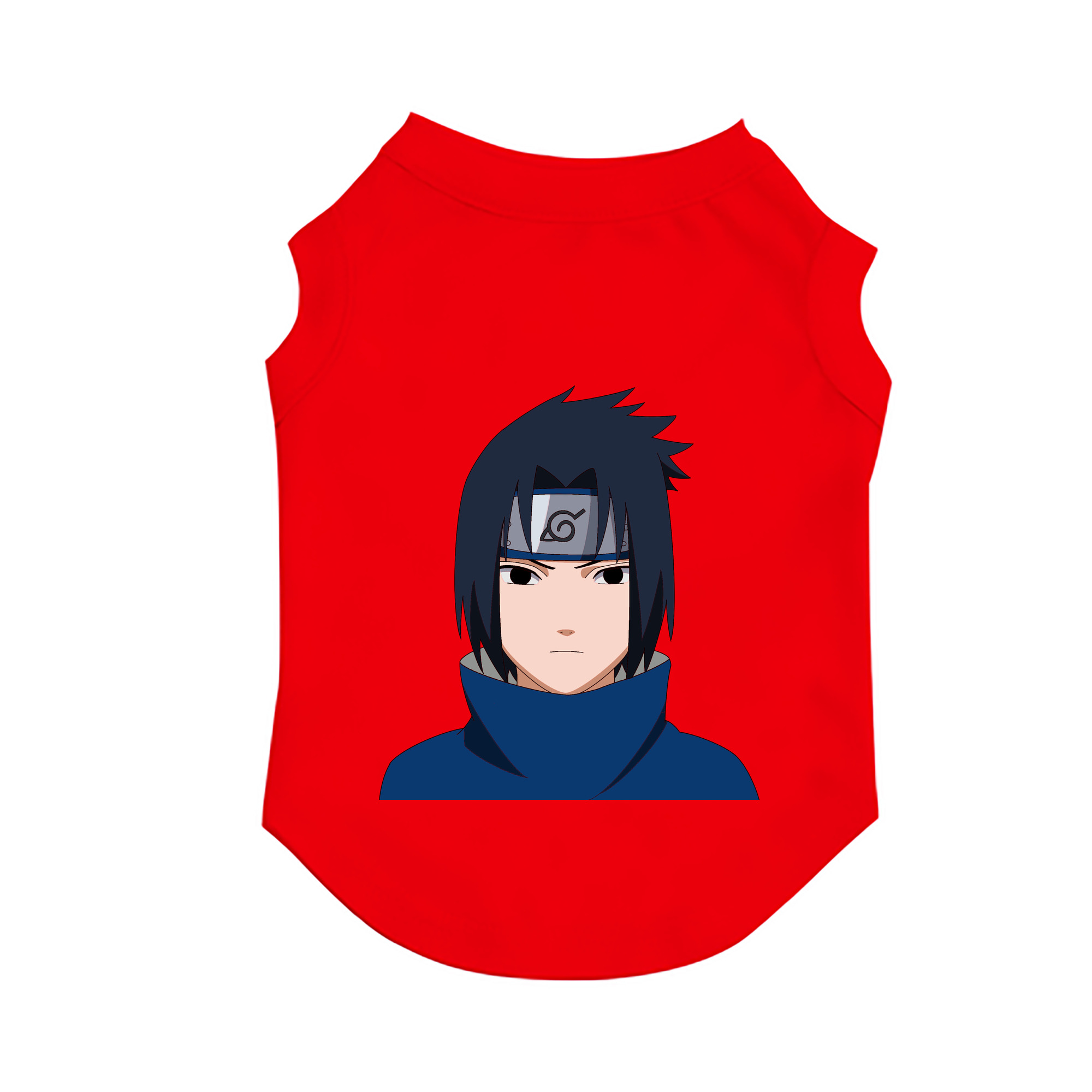 （画像用） NARUTO -ナルト- うちは サスケ Uchiha Sasuke ペット用ベスト