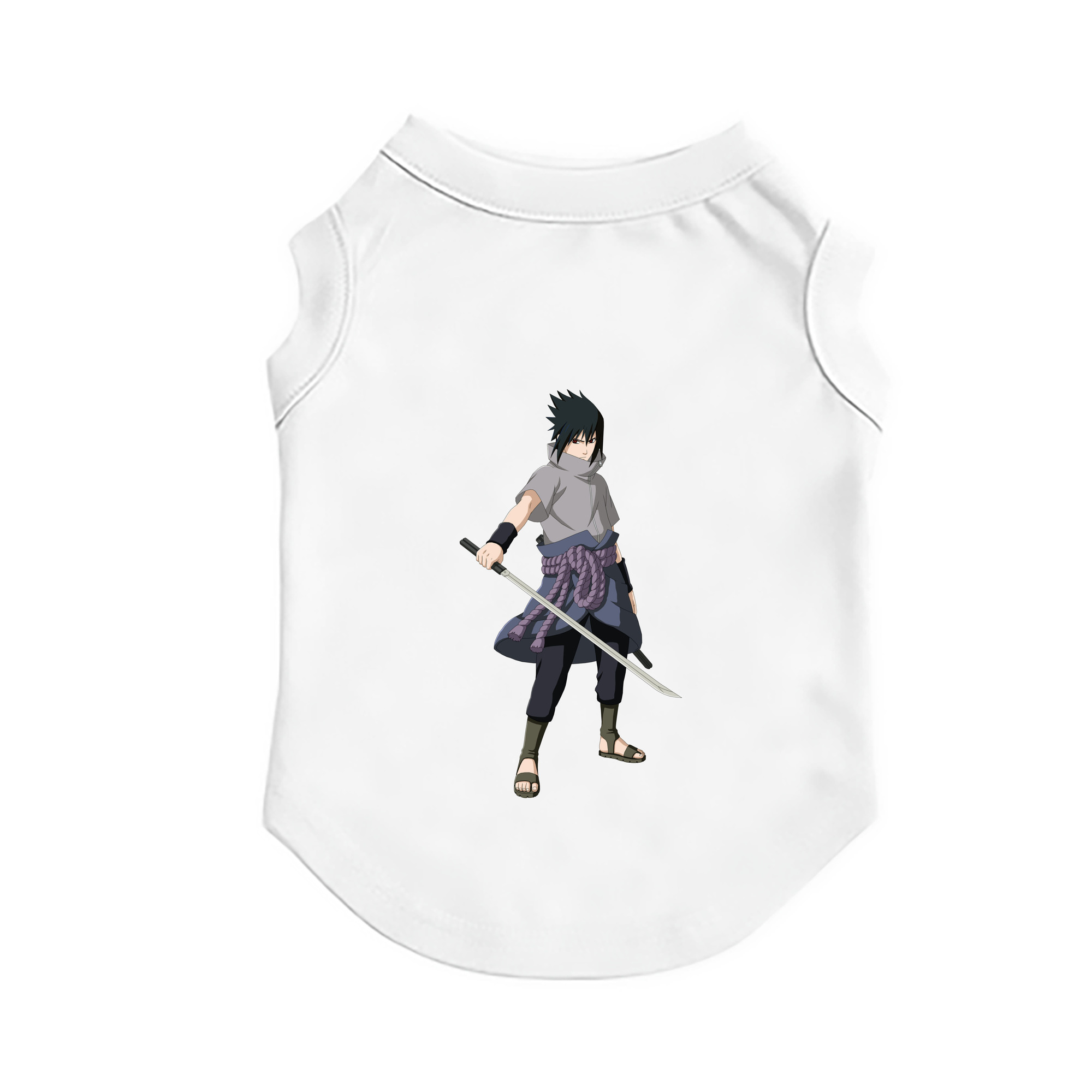 （画像用） NARUTO -ナルト- うちは サスケ Uchiha Sasuke ペット用ベスト