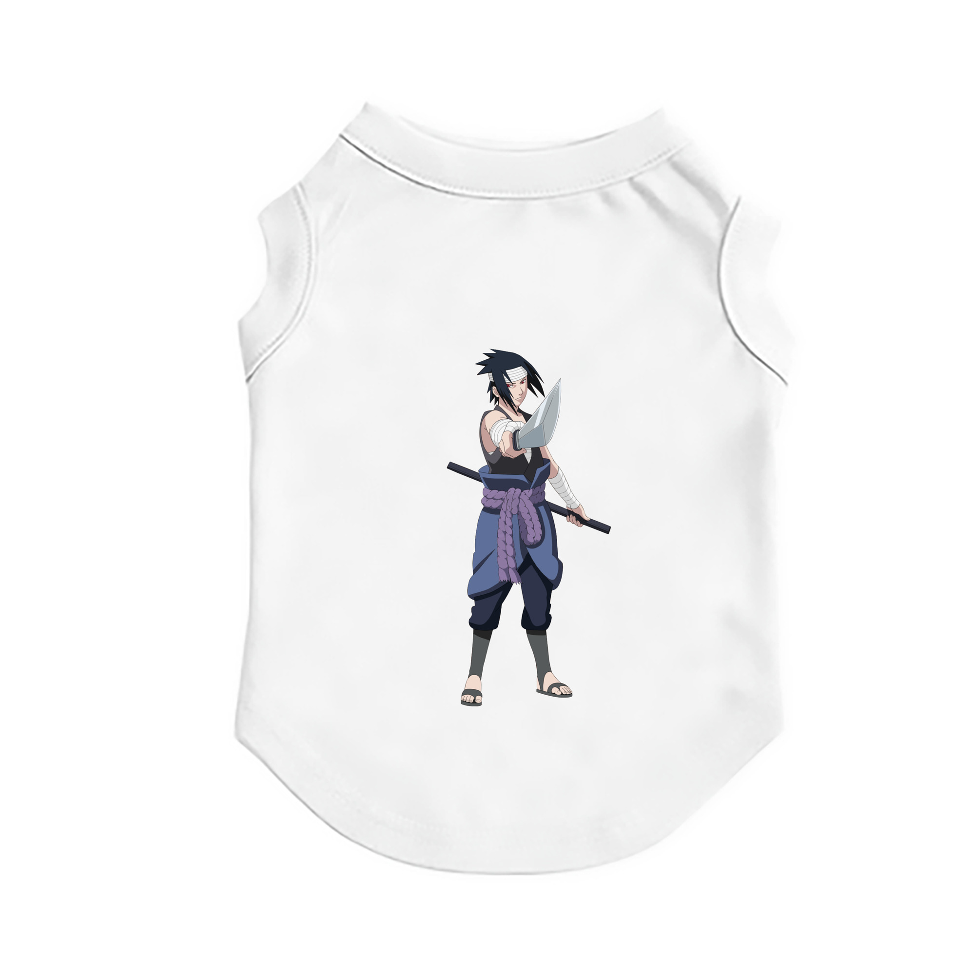 （画像用） NARUTO -ナルト- うちは サスケ Uchiha Sasuke ペット用ベスト