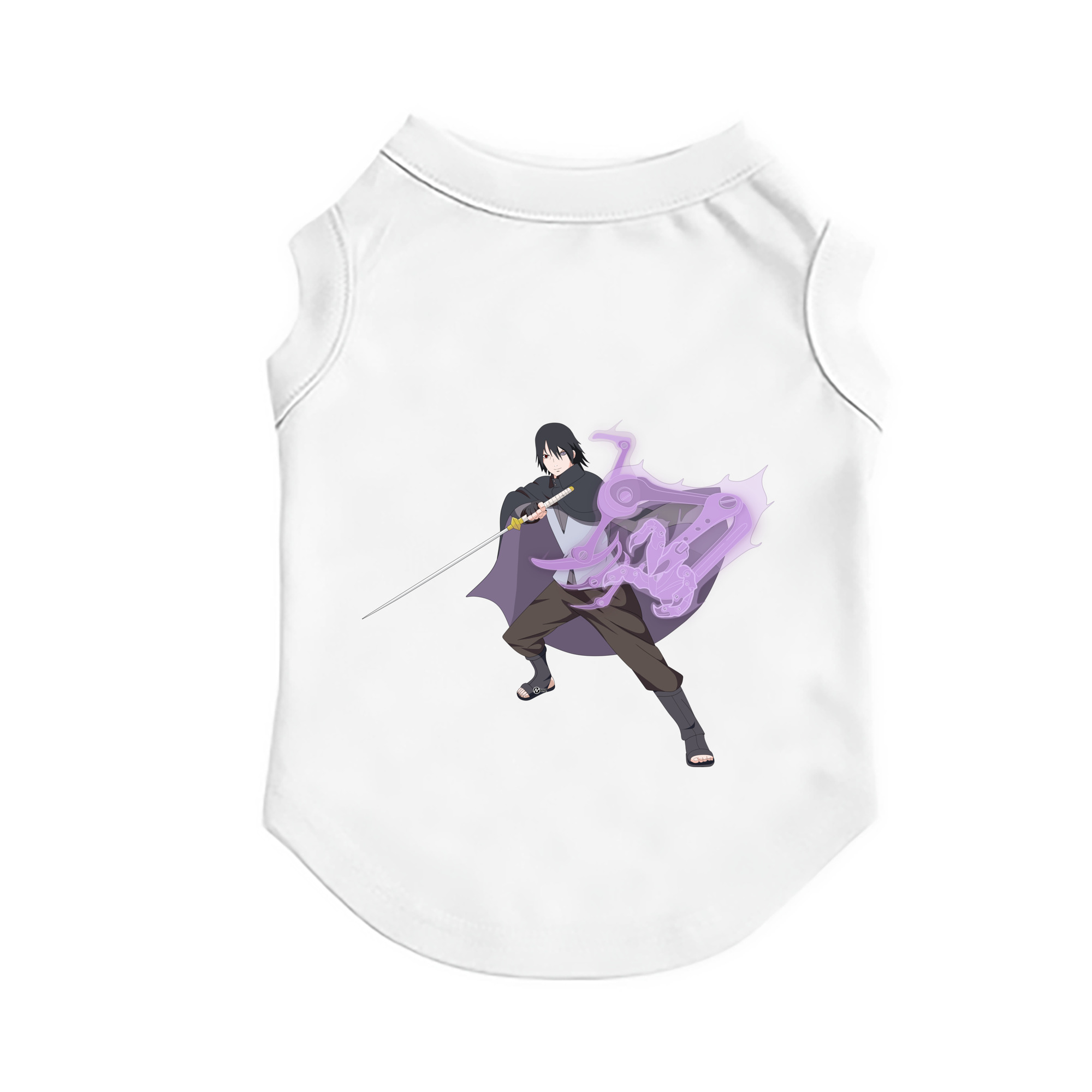 （画像用） NARUTO -ナルト- うちは サスケ Uchiha Sasuke ペット用ベスト