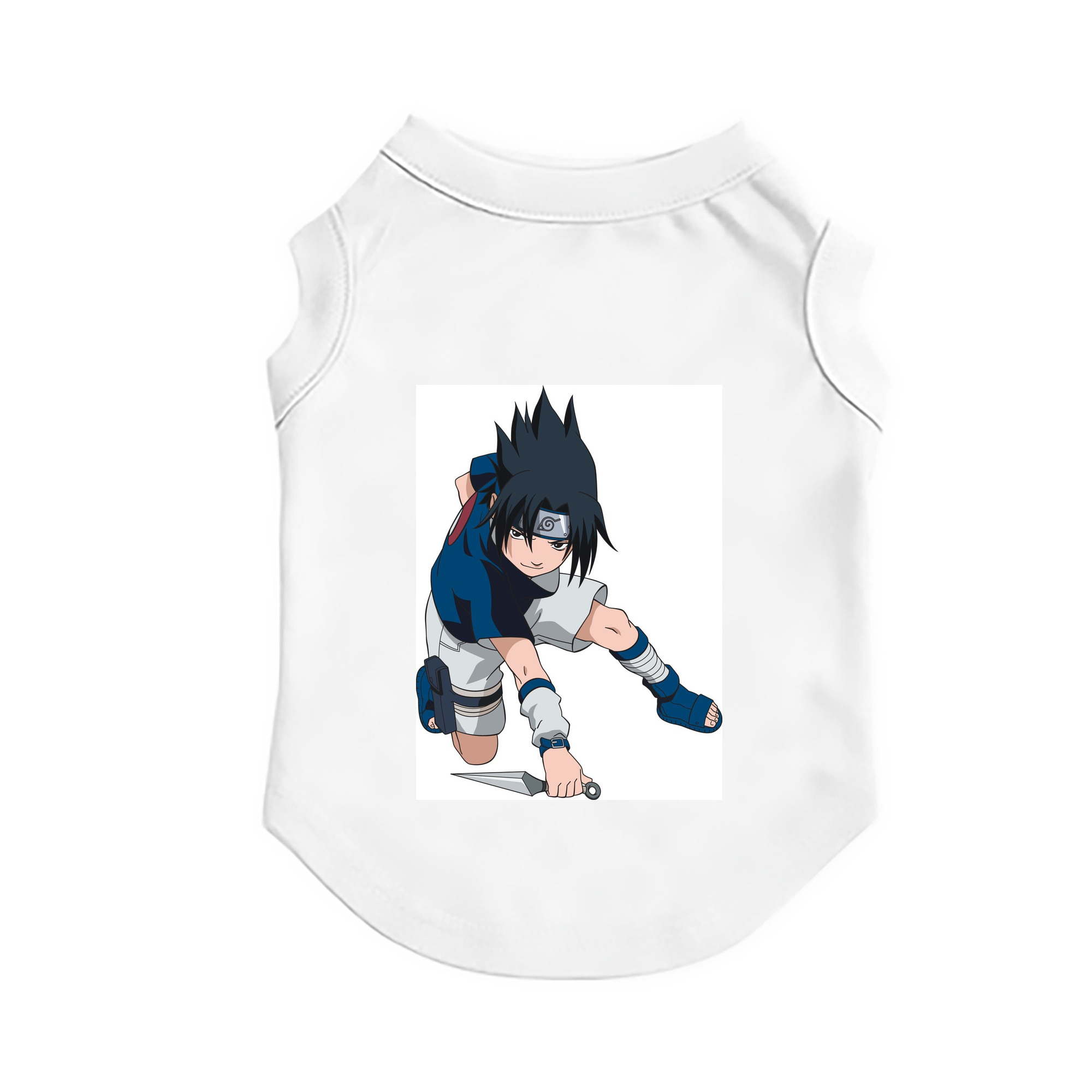 （画像用） NARUTO -ナルト- うちは サスケ Uchiha Sasuke ペット用ベスト