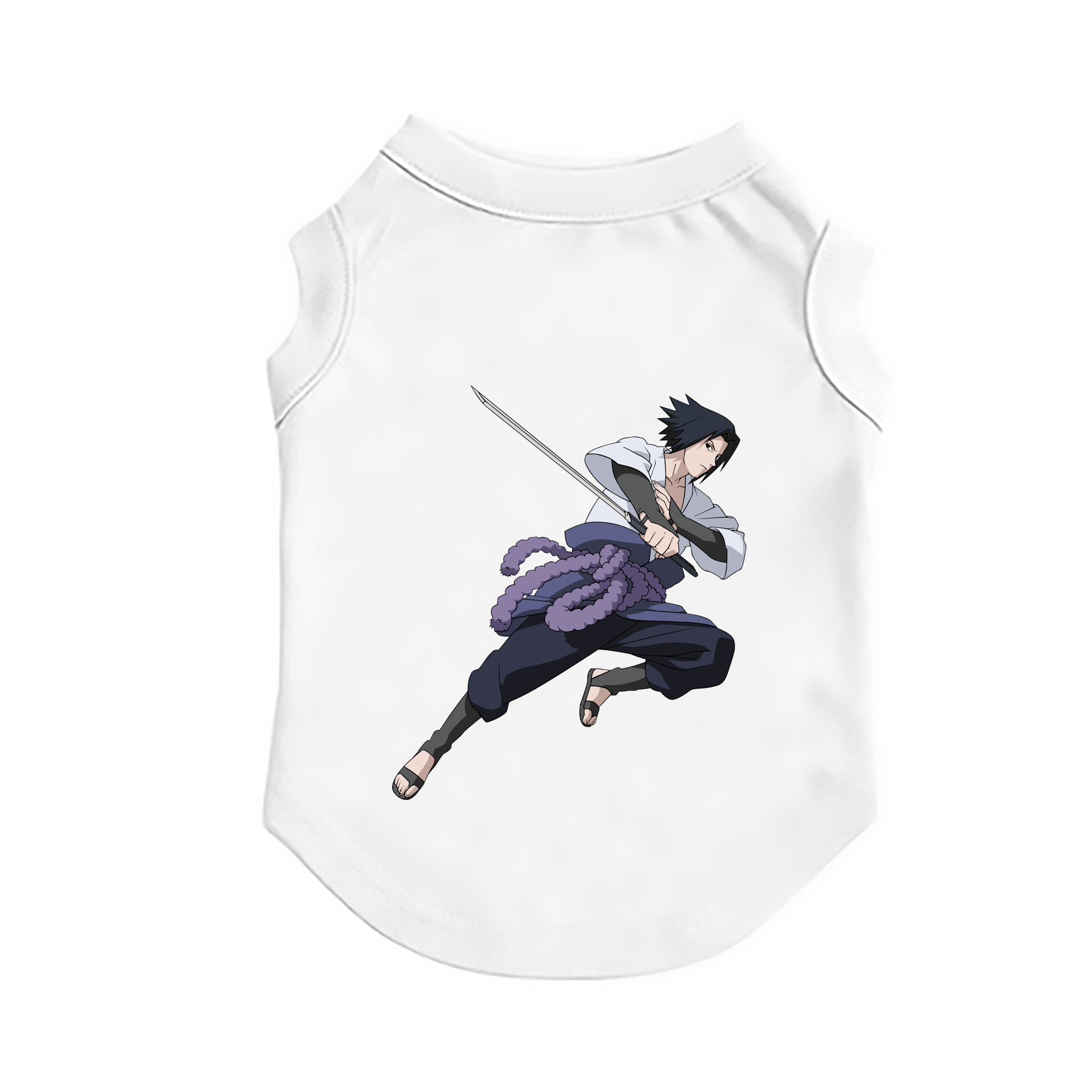 （画像用） NARUTO -ナルト- うちは サスケ Uchiha Sasuke ペット用ベスト