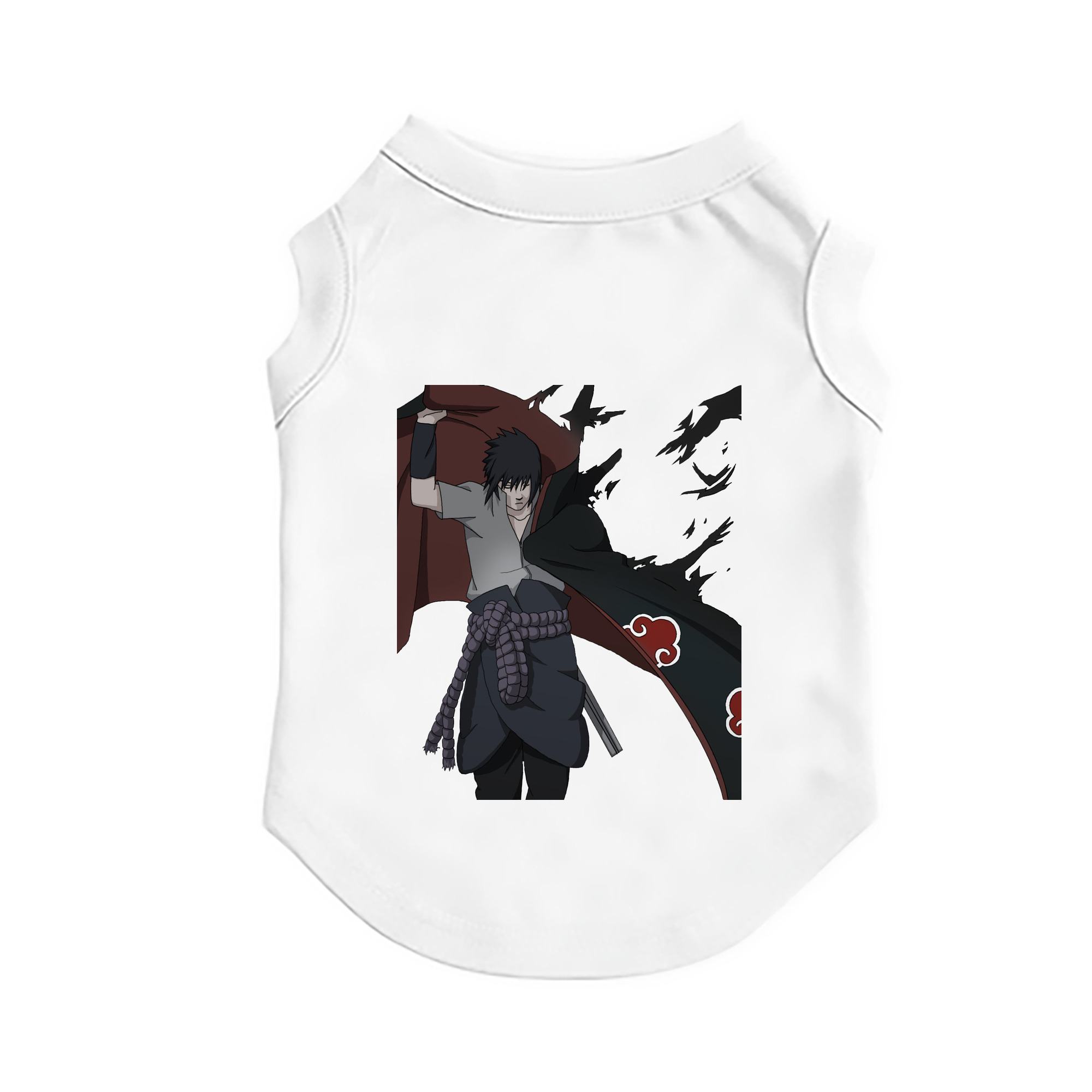 （画像用） NARUTO -ナルト- うちは サスケ Uchiha Sasuke ペット用ベスト