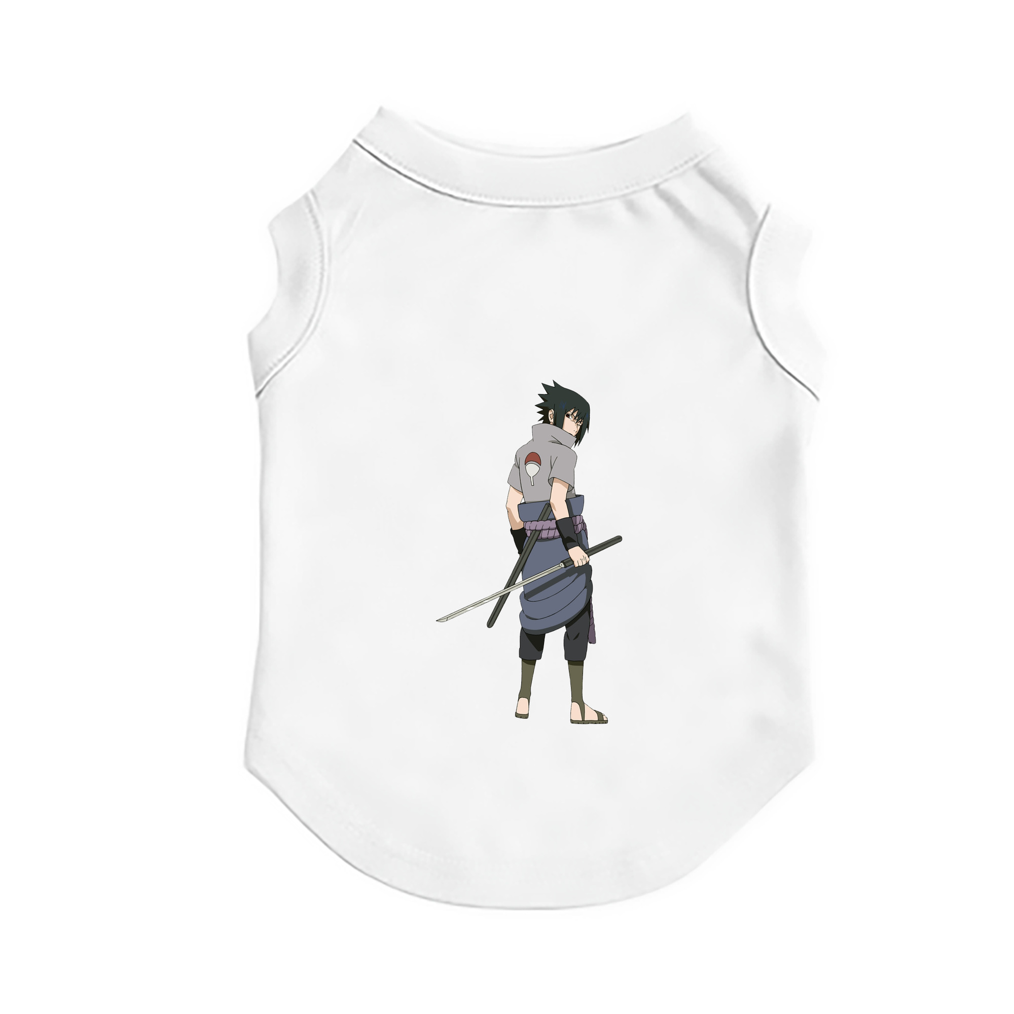 （画像用） NARUTO -ナルト- うちは サスケ Uchiha Sasuke ペット用ベスト