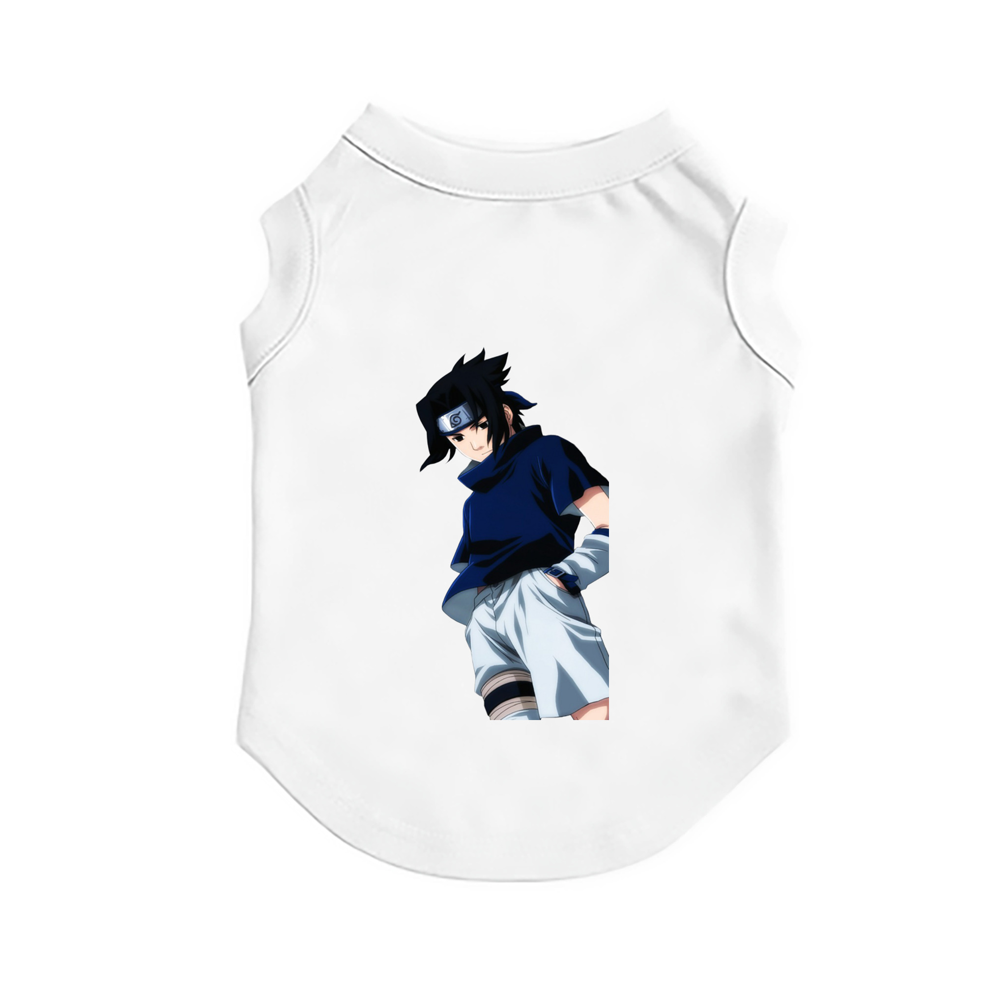 （画像用） NARUTO -ナルト- うちは サスケ Uchiha Sasuke ペット用ベスト