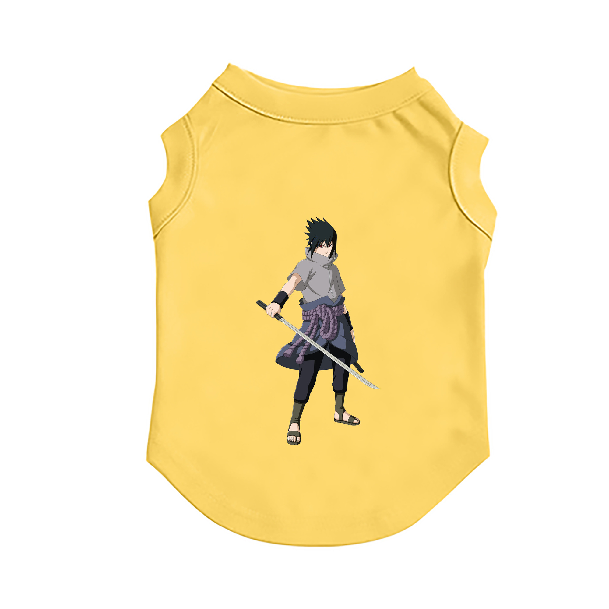 （画像用） NARUTO -ナルト- うちは サスケ Uchiha Sasuke ペット用ベスト