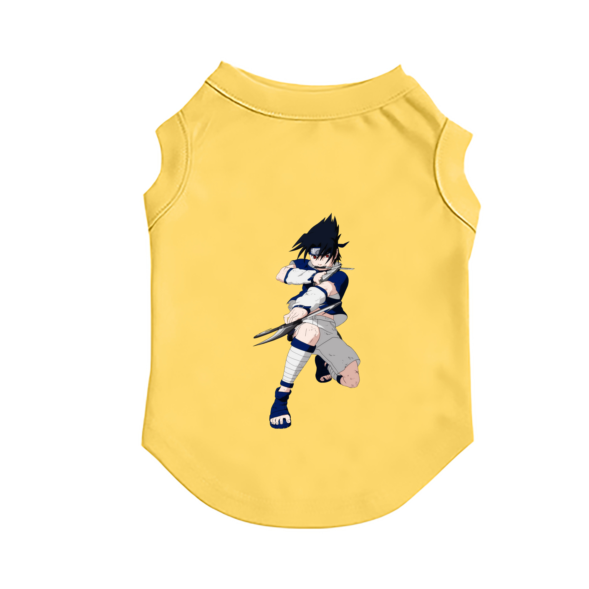（画像用） NARUTO -ナルト- うちは サスケ Uchiha Sasuke ペット用ベスト