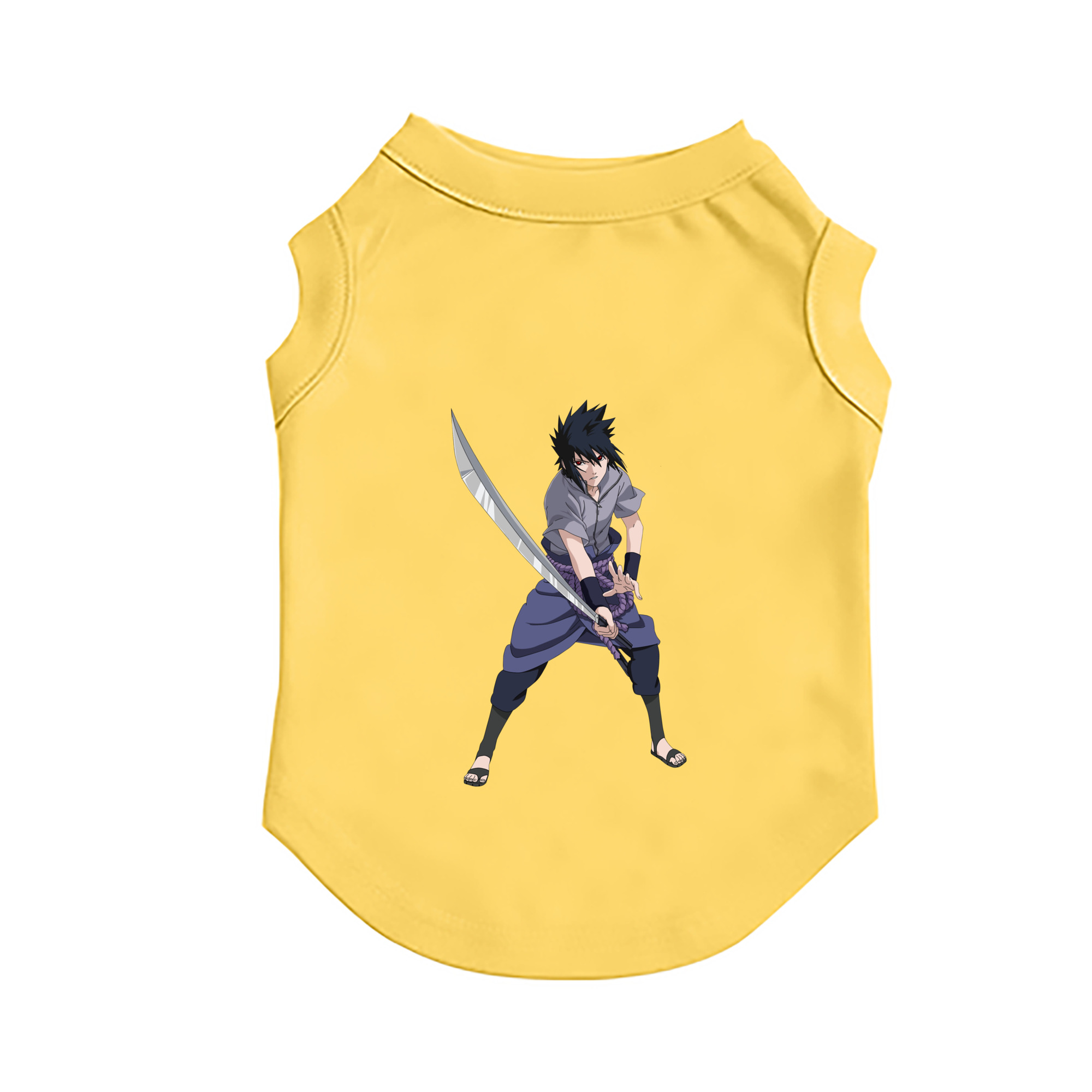 （画像用） NARUTO -ナルト- うちは サスケ Uchiha Sasuke ペット用ベスト