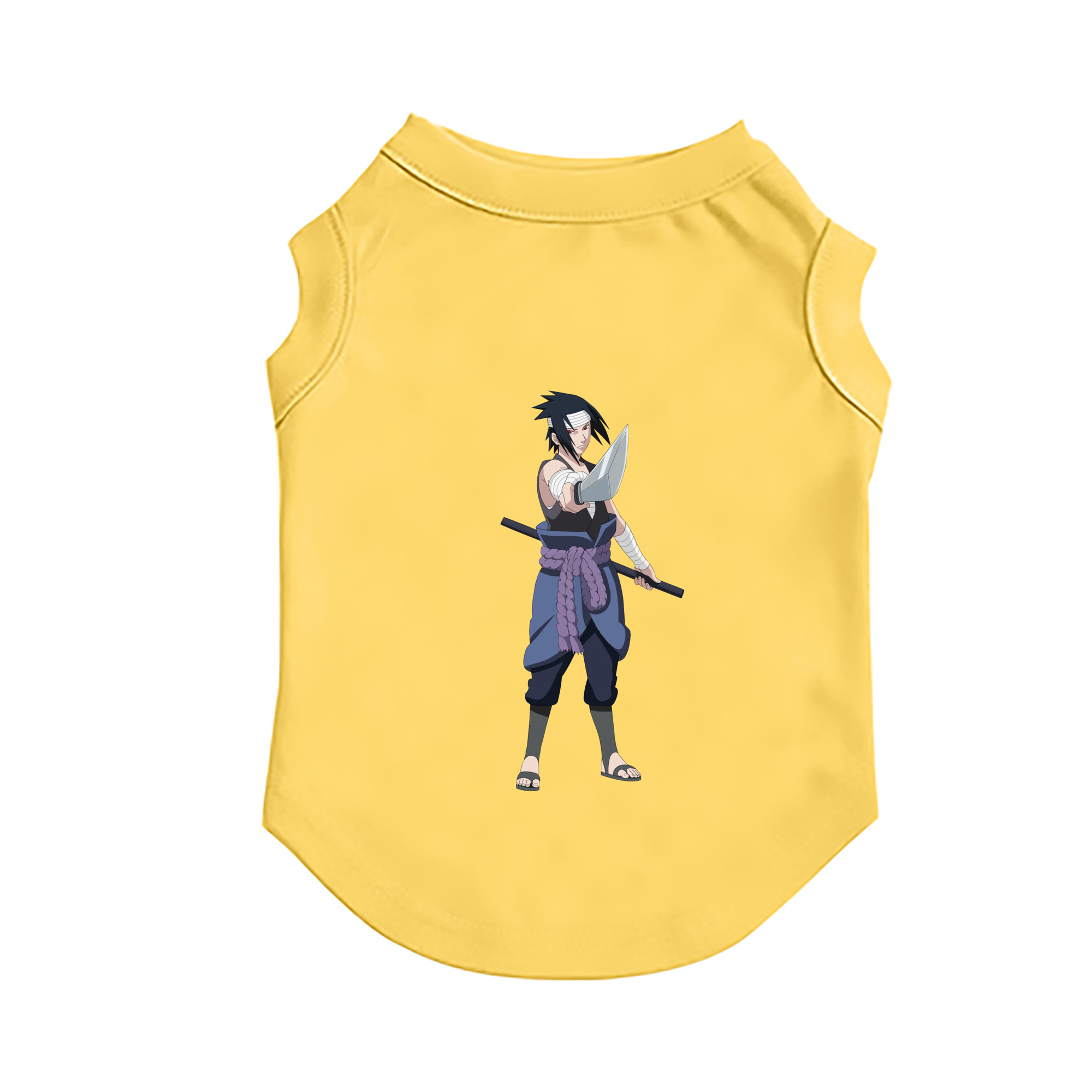 （画像用） NARUTO -ナルト- うちは サスケ Uchiha Sasuke ペット用ベスト
