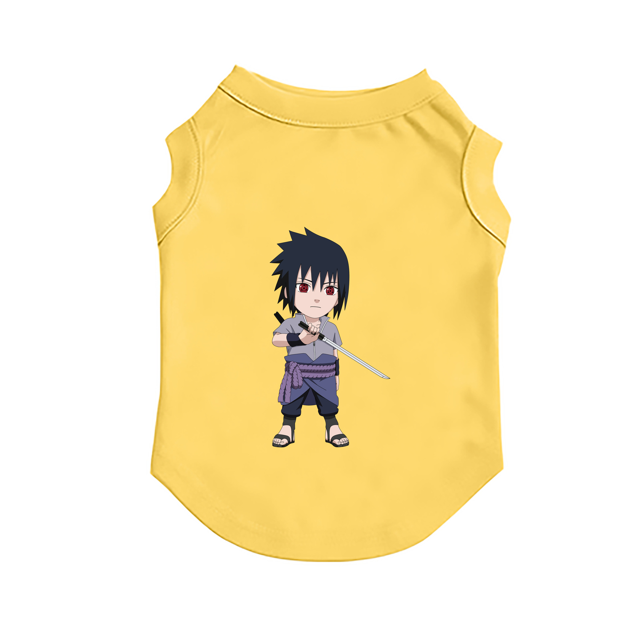 （画像用） NARUTO -ナルト- うちは サスケ Uchiha Sasuke ペット用ベスト