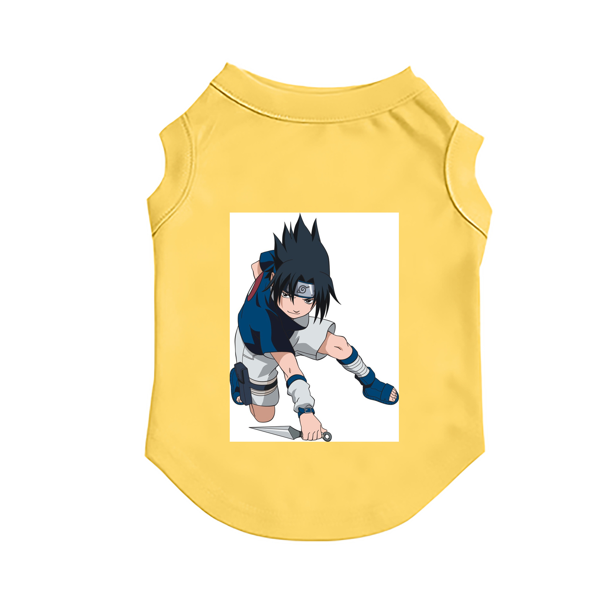 （画像用） NARUTO -ナルト- うちは サスケ Uchiha Sasuke ペット用ベスト