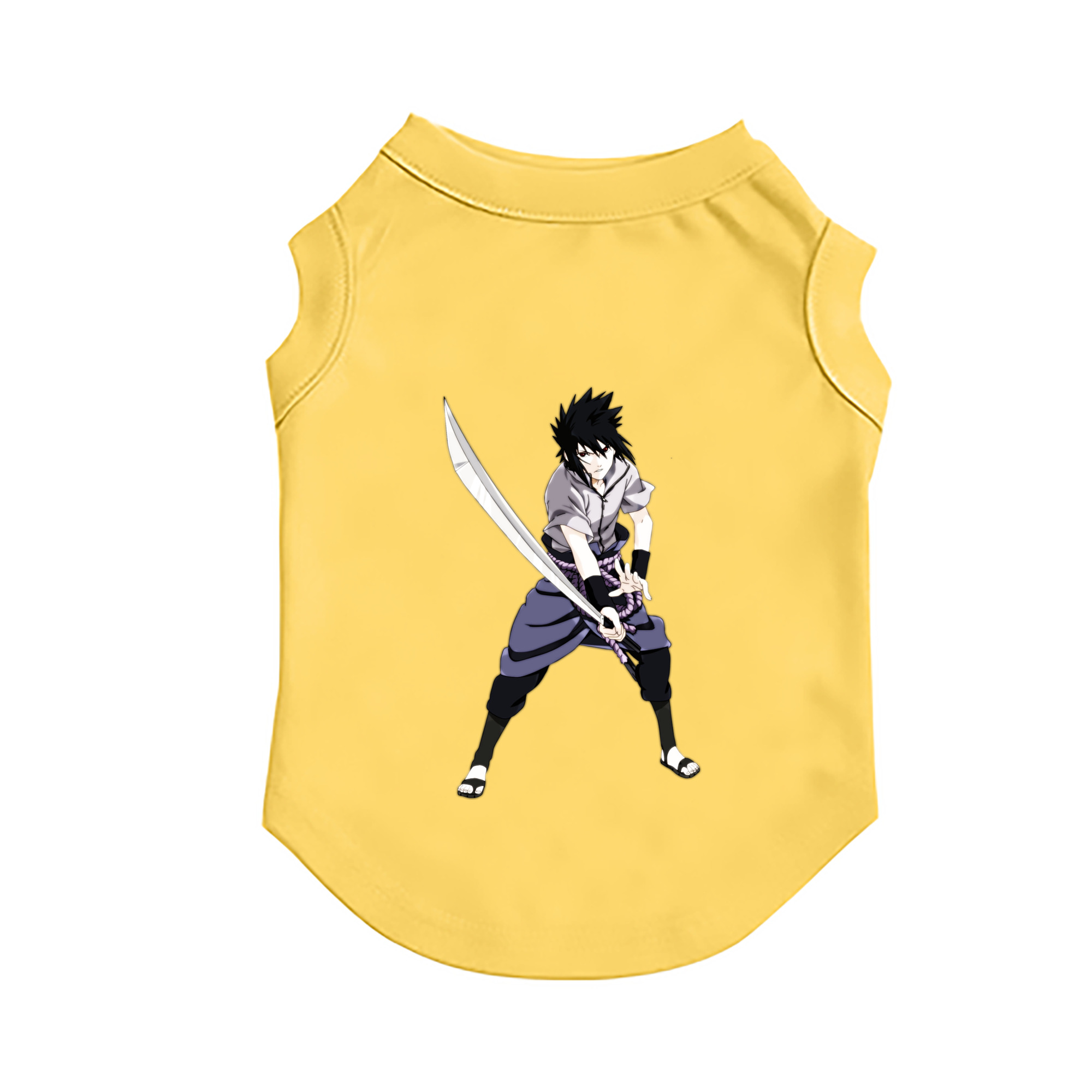 （画像用） NARUTO -ナルト- うちは サスケ Uchiha Sasuke ペット用ベスト