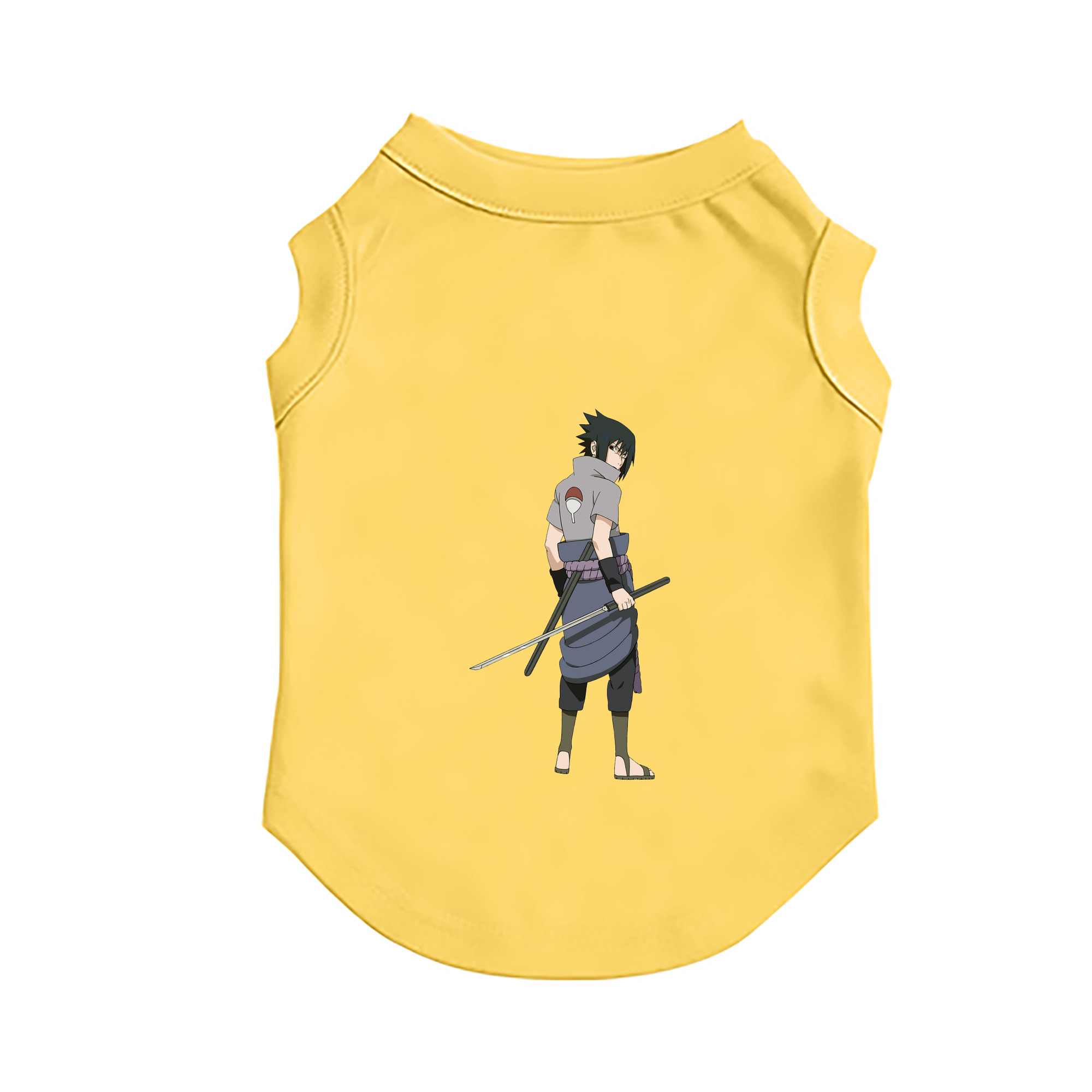 （画像用） NARUTO -ナルト- うちは サスケ Uchiha Sasuke ペット用ベスト