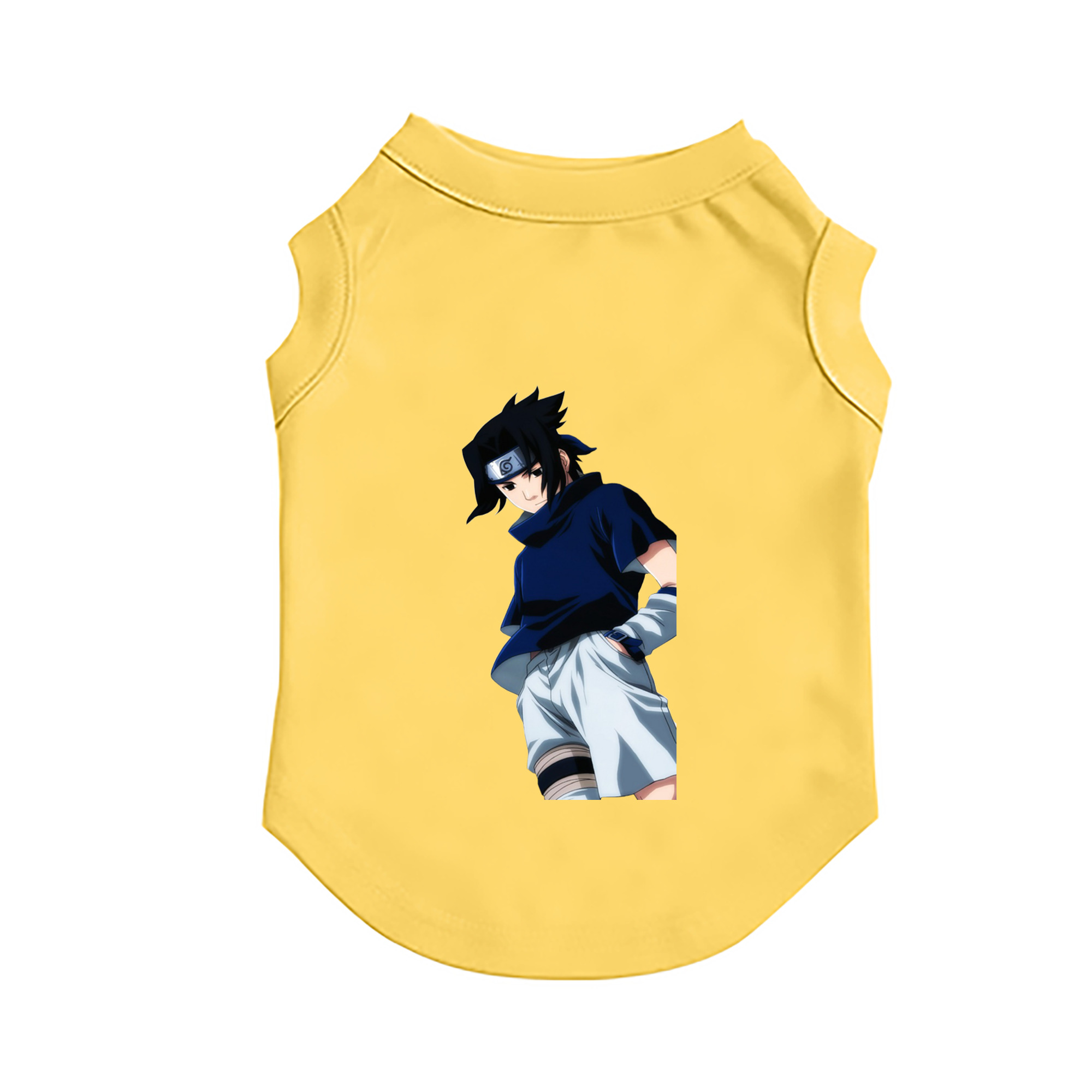 （画像用） NARUTO -ナルト- うちは サスケ Uchiha Sasuke ペット用ベスト