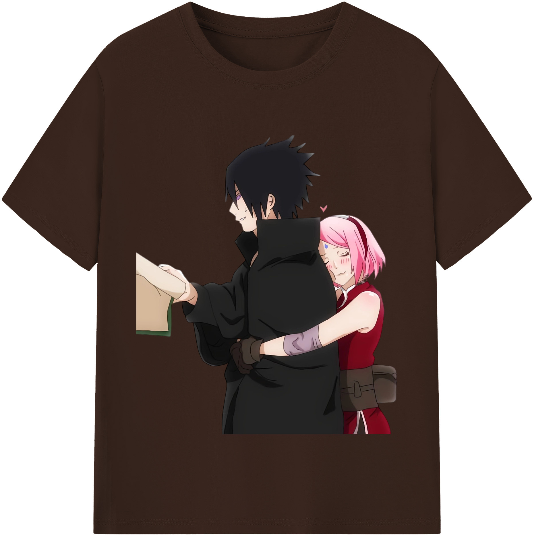 （画像用） NARUTO -ナルト- うちは サスケ Uchiha Sasuke 綿100％半袖Tシャツ（フロントプリント）