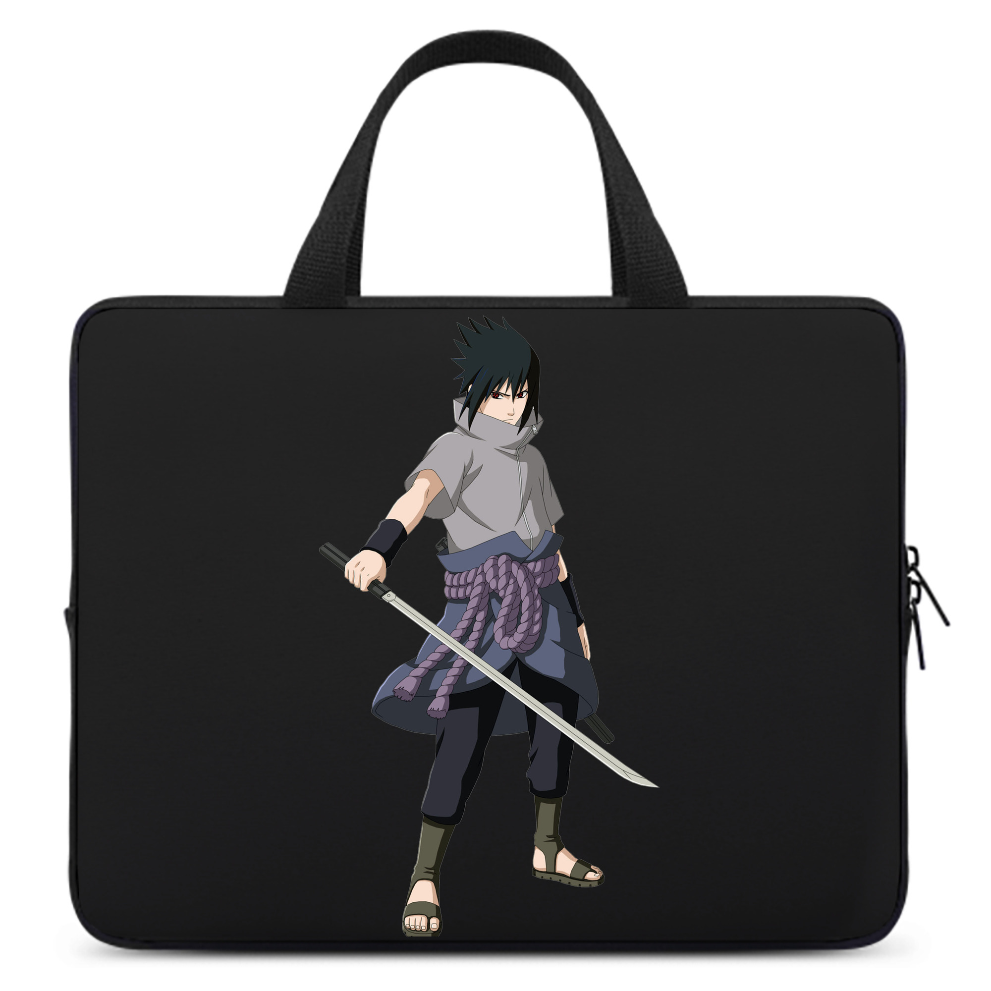 （画像用） NARUTO -ナルト- うちは サスケ Uchiha Sasuke 手提げノートパソコンバッグ