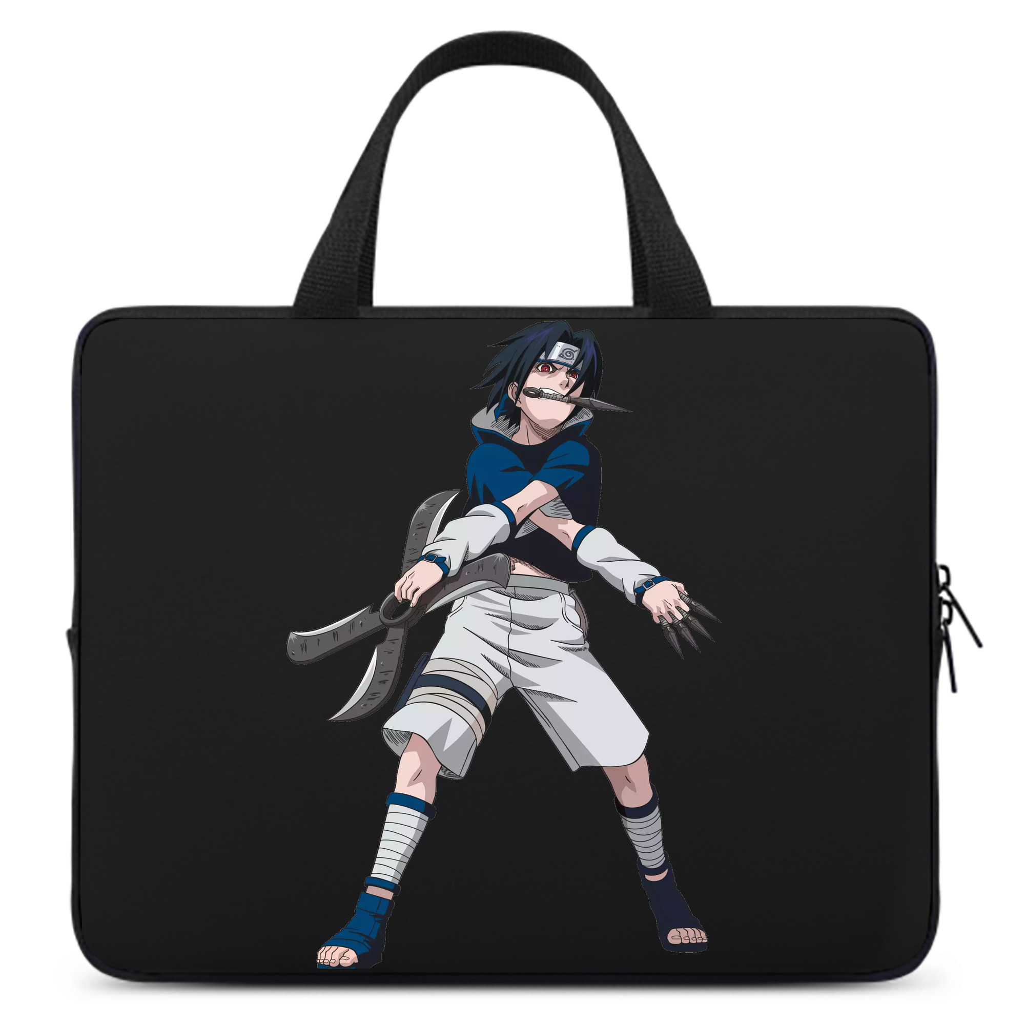 （画像用） NARUTO -ナルト- うちは サスケ Uchiha Sasuke 手提げノートパソコンバッグ