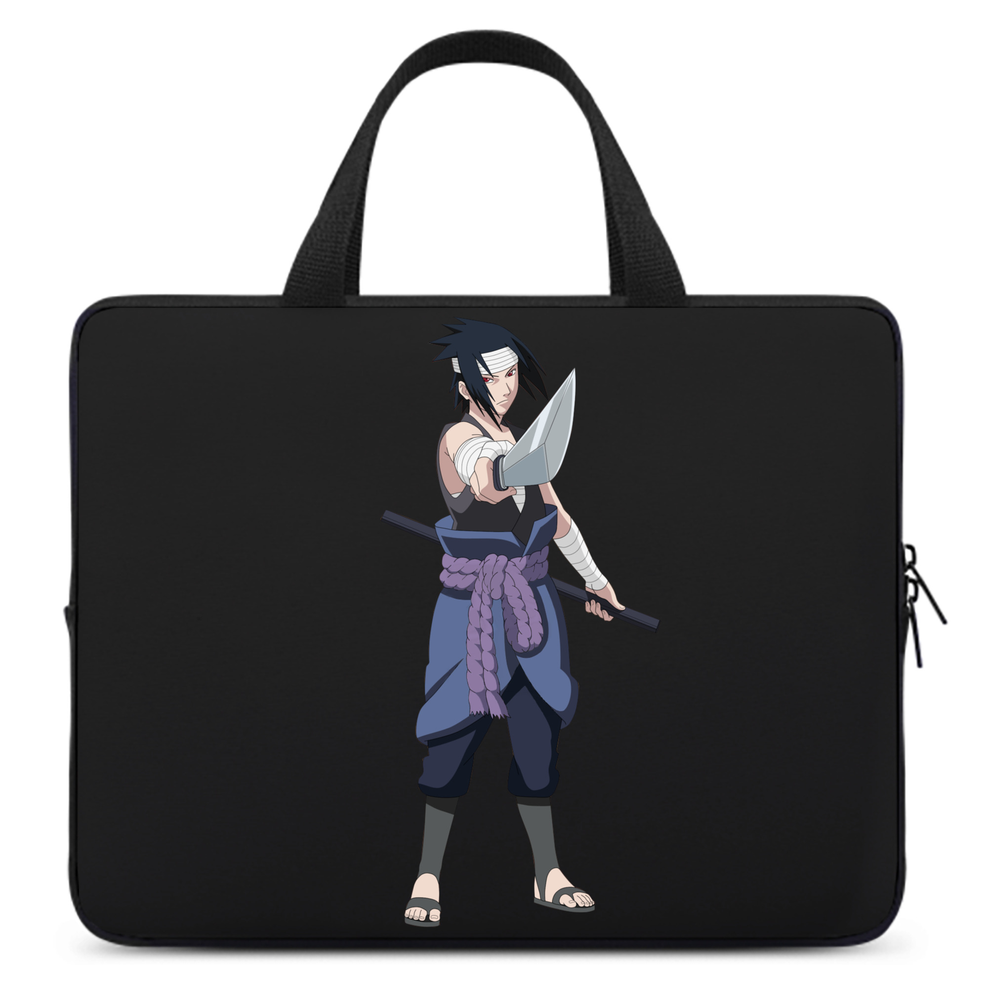 （画像用） NARUTO -ナルト- うちは サスケ Uchiha Sasuke 手提げノートパソコンバッグ