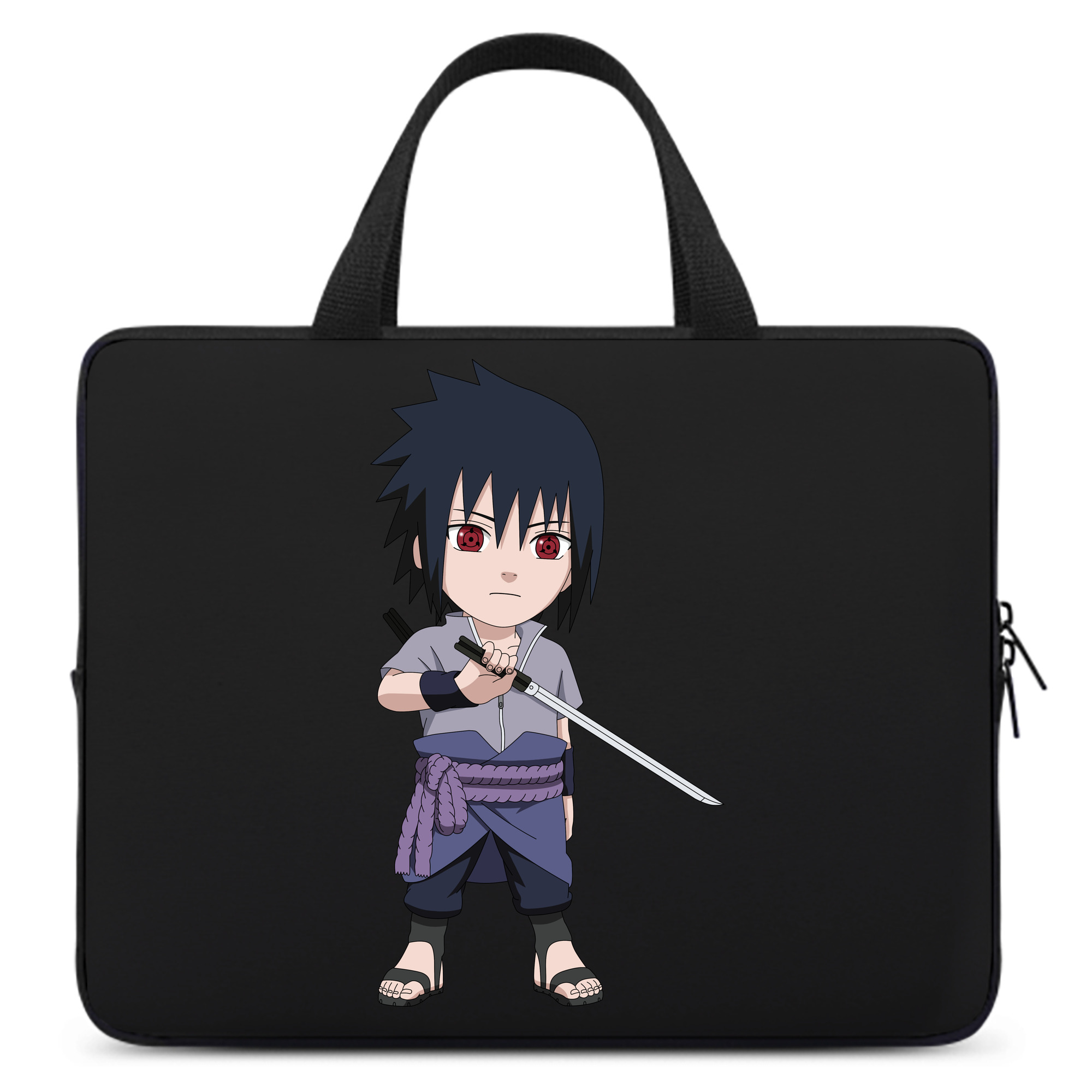 （画像用） NARUTO -ナルト- うちは サスケ Uchiha Sasuke 手提げノートパソコンバッグ