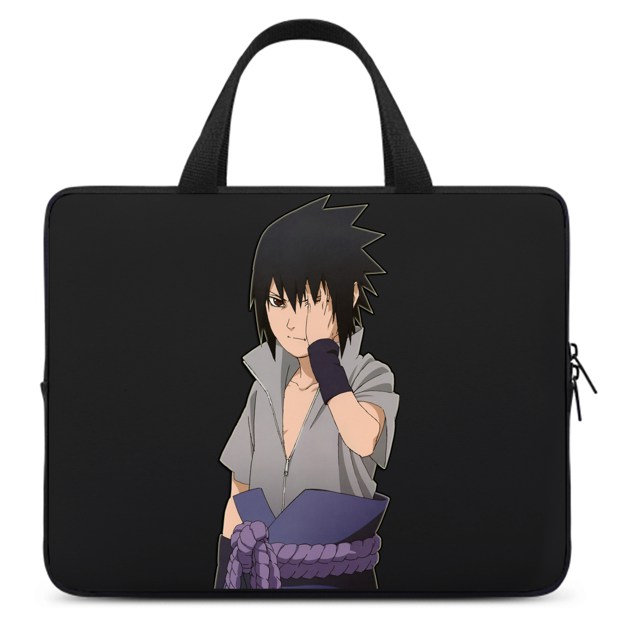 （画像用） NARUTO -ナルト- うちは サスケ Uchiha Sasuke 手提げノートパソコンバッグ