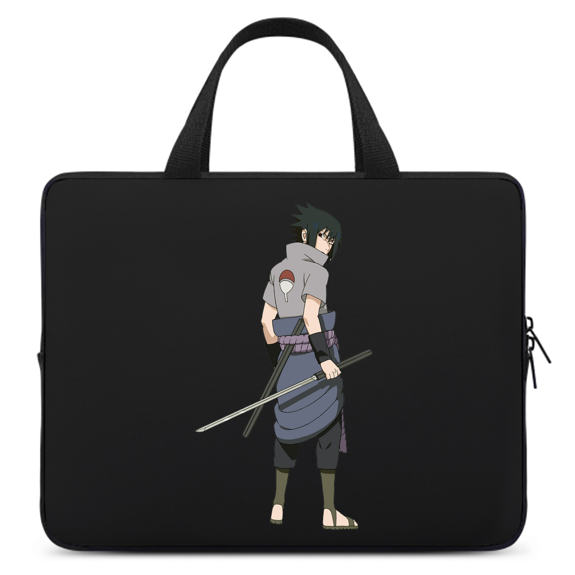（画像用） NARUTO -ナルト- うちは サスケ Uchiha Sasuke 手提げノートパソコンバッグ