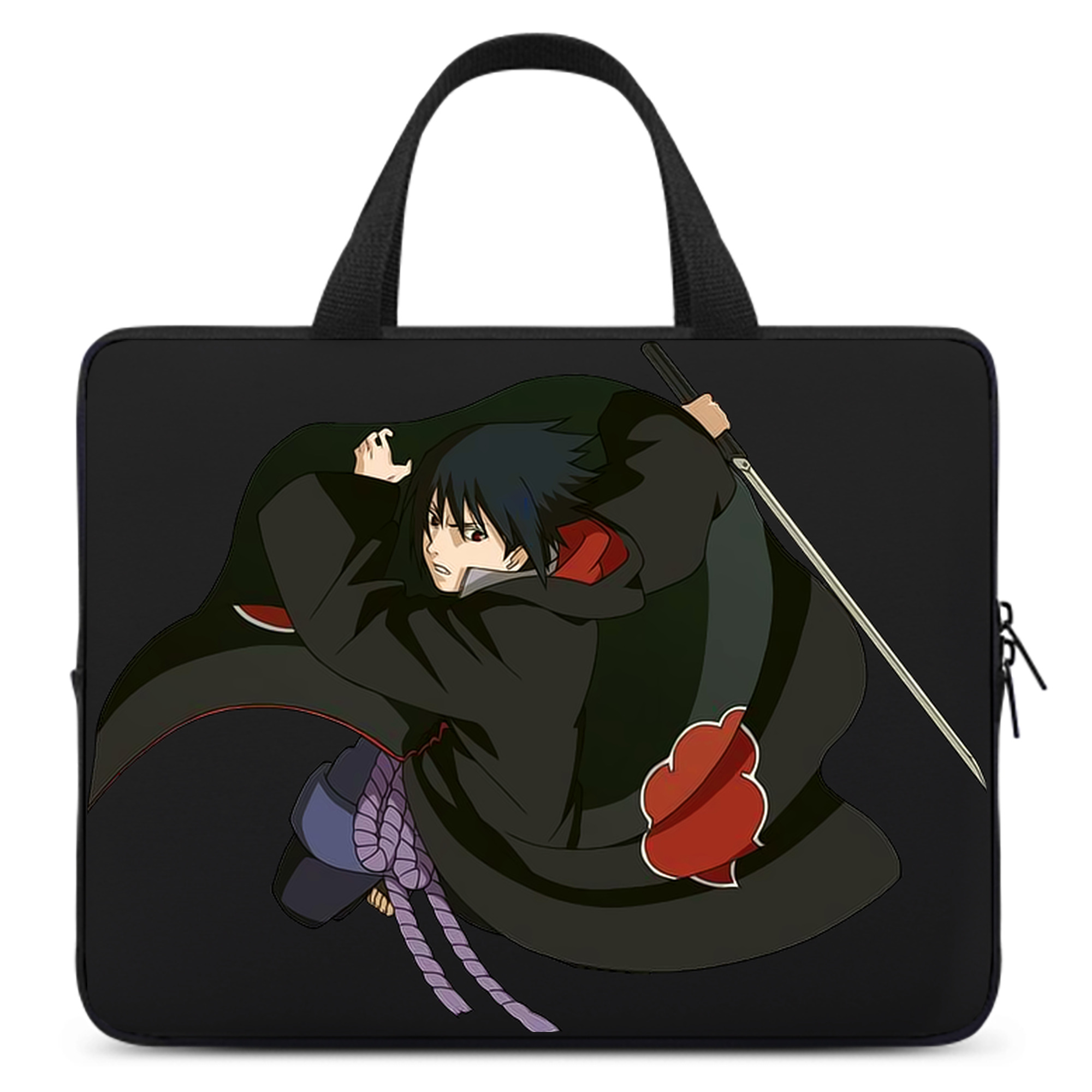 （画像用） NARUTO -ナルト- うちは サスケ Uchiha Sasuke 手提げノートパソコンバッグ