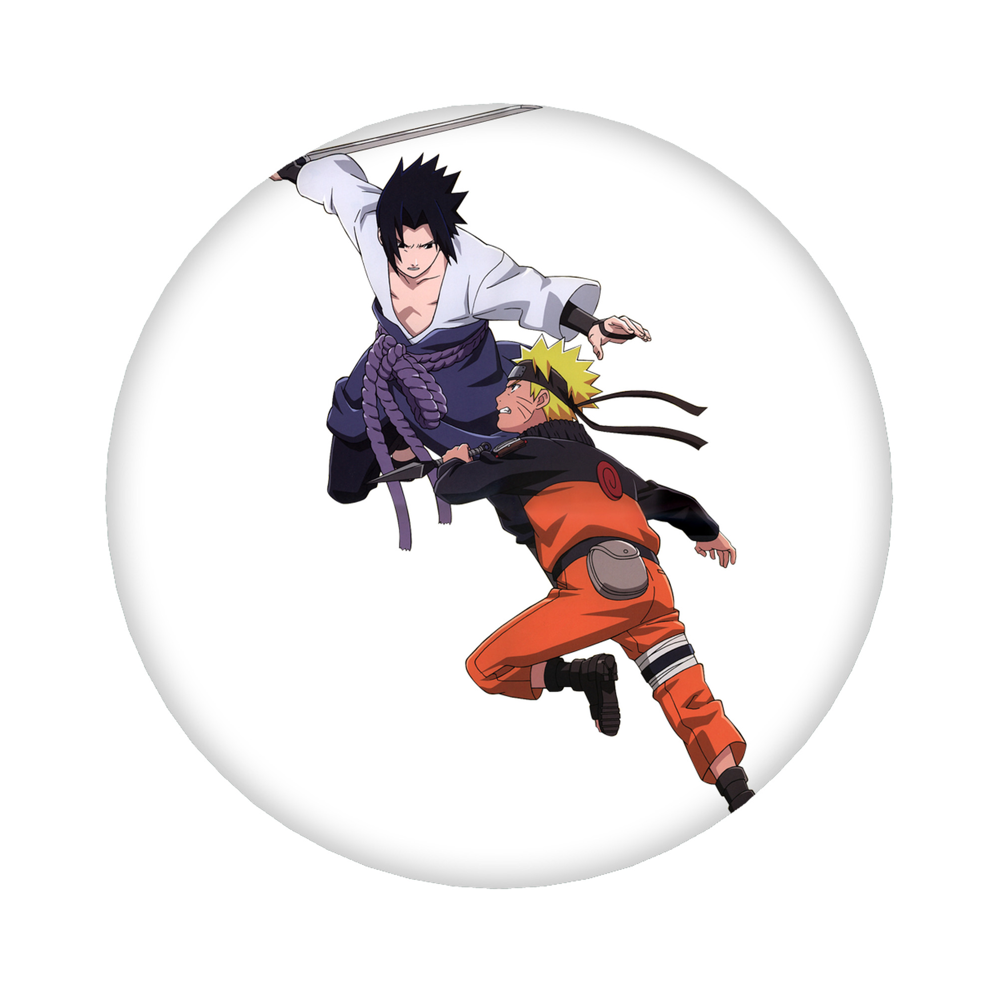 （画像用） NARUTO -ナルト- うちは サスケ Uchiha Sasuke 6cm 缶バッジ 複数セット