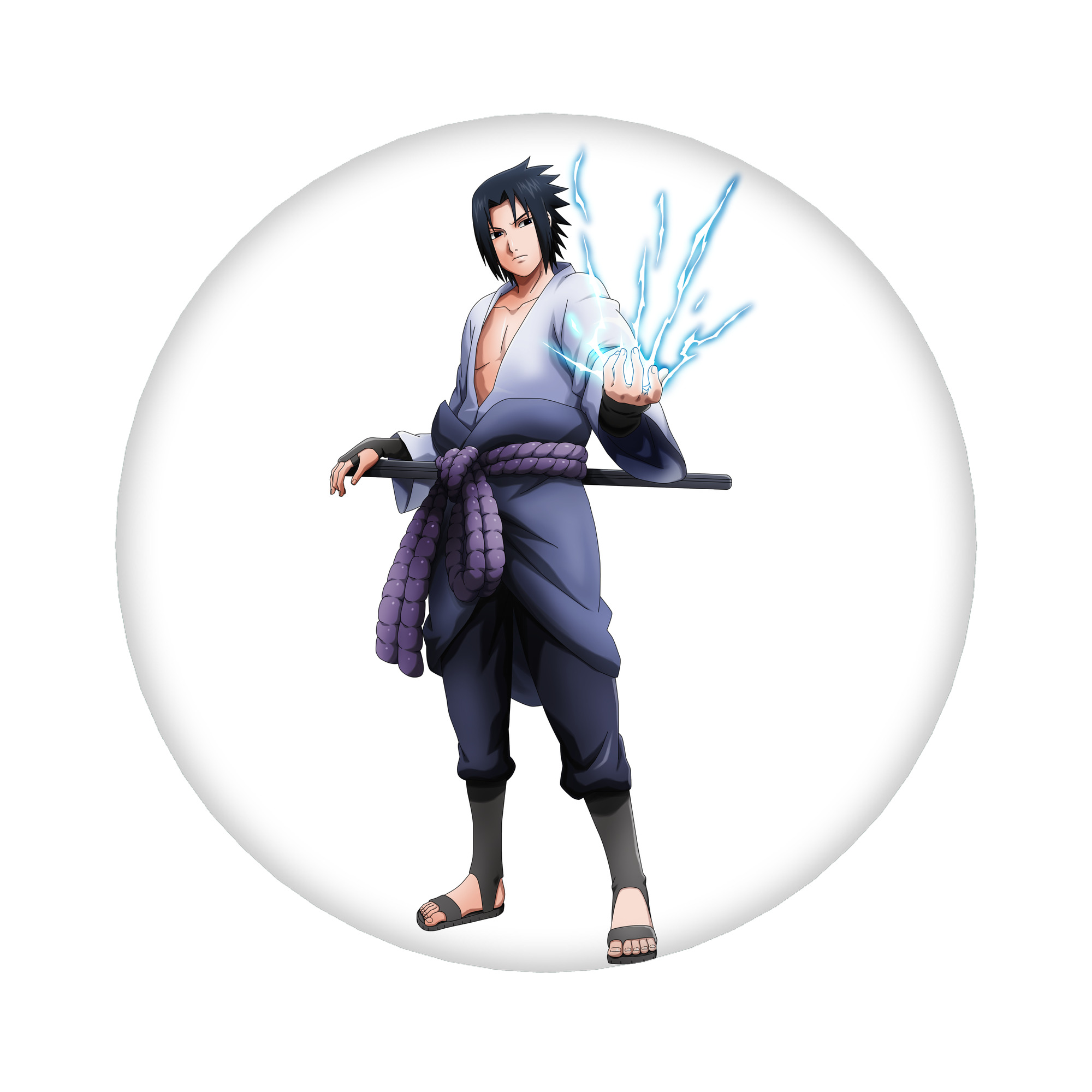 （画像用） NARUTO -ナルト- うちは サスケ Uchiha Sasuke 6cm 缶バッジ 複数セット