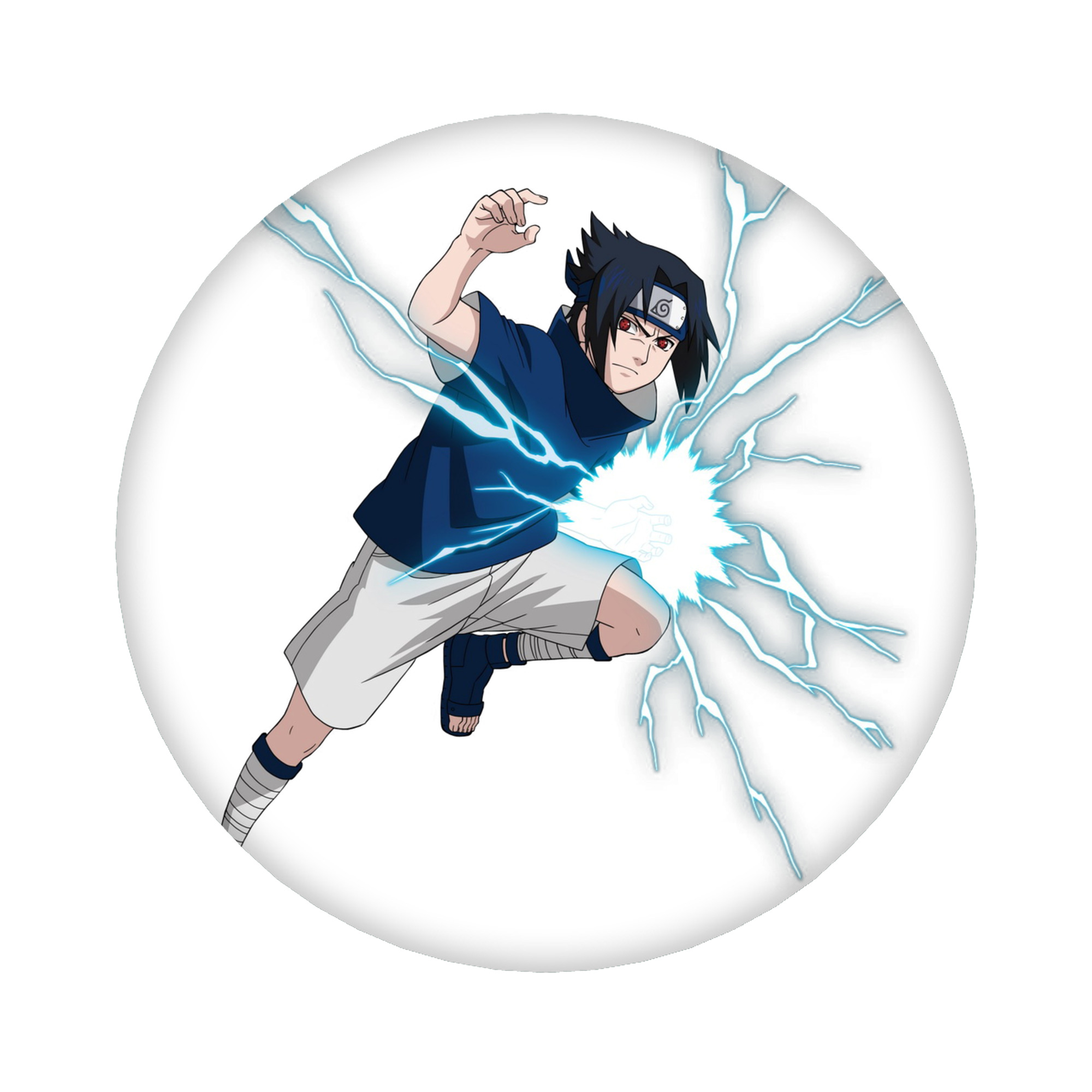（画像用） NARUTO -ナルト- うちは サスケ Uchiha Sasuke 6cm 缶バッジ 複数セット
