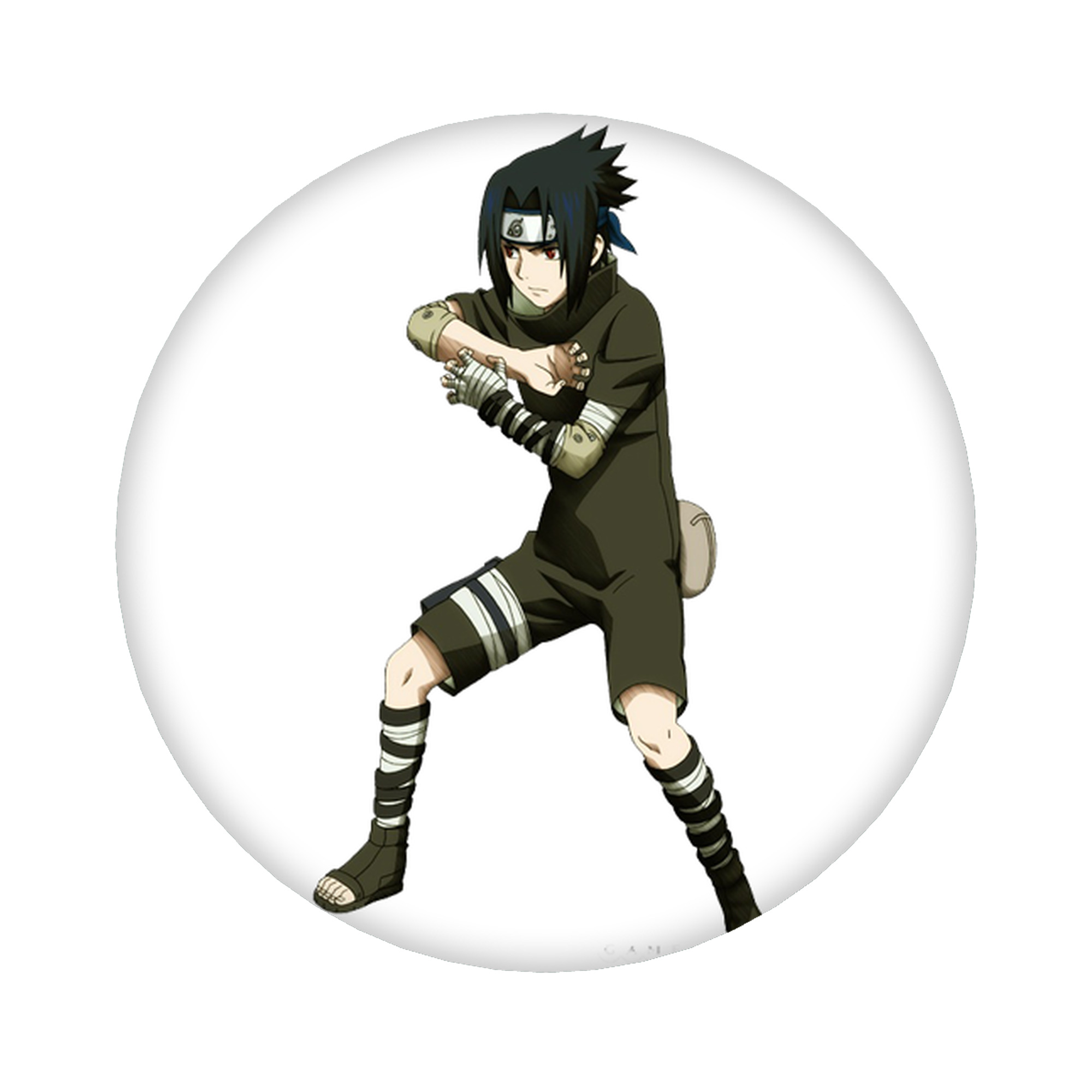 （画像用） NARUTO -ナルト- うちは サスケ Uchiha Sasuke 6cm 缶バッジ 複数セット