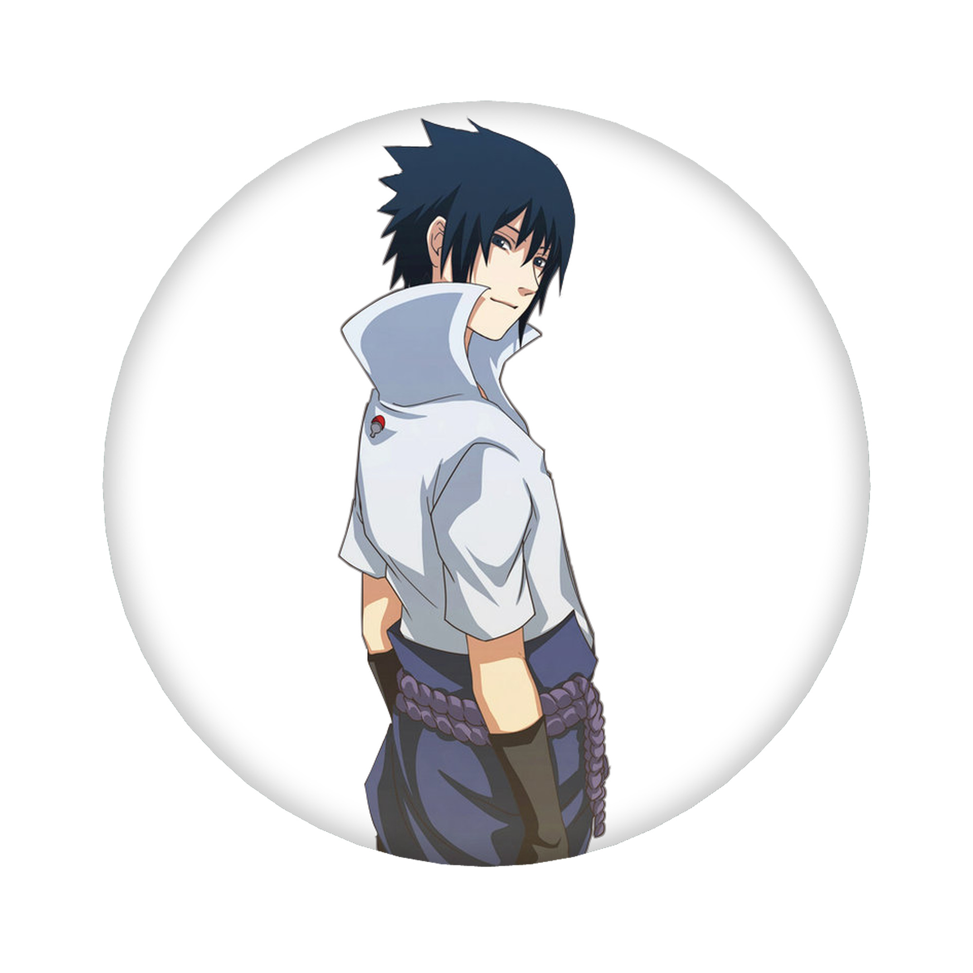 （画像用） NARUTO -ナルト- うちは サスケ Uchiha Sasuke 6cm 缶バッジ 複数セット