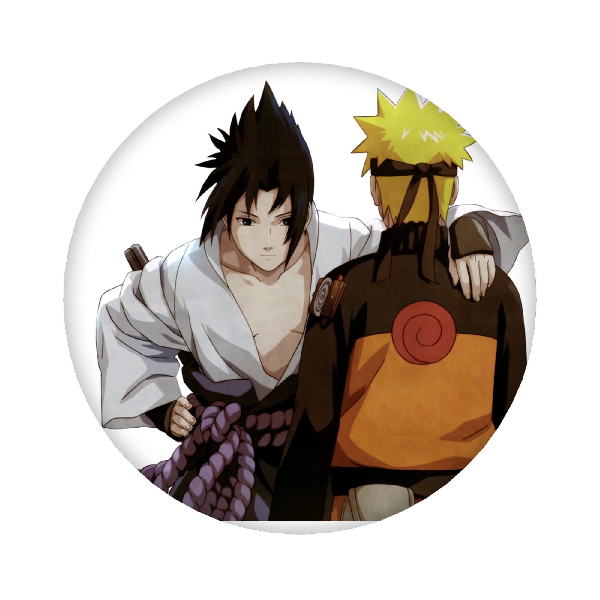 （画像用） NARUTO -ナルト- うちは サスケ Uchiha Sasuke 6cm 缶バッジ 複数セット