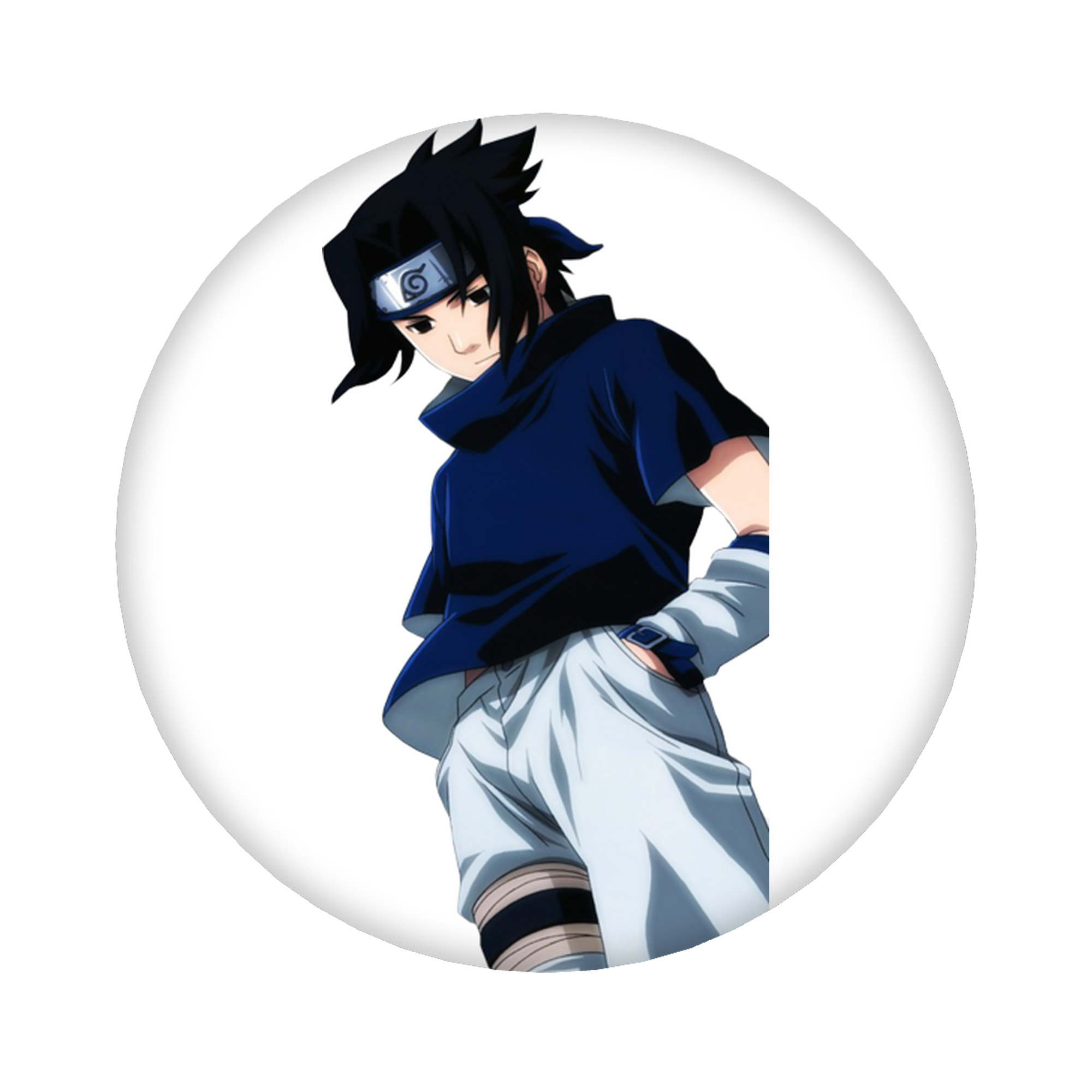 （画像用） NARUTO -ナルト- うちは サスケ Uchiha Sasuke 6cm 缶バッジ 複数セット