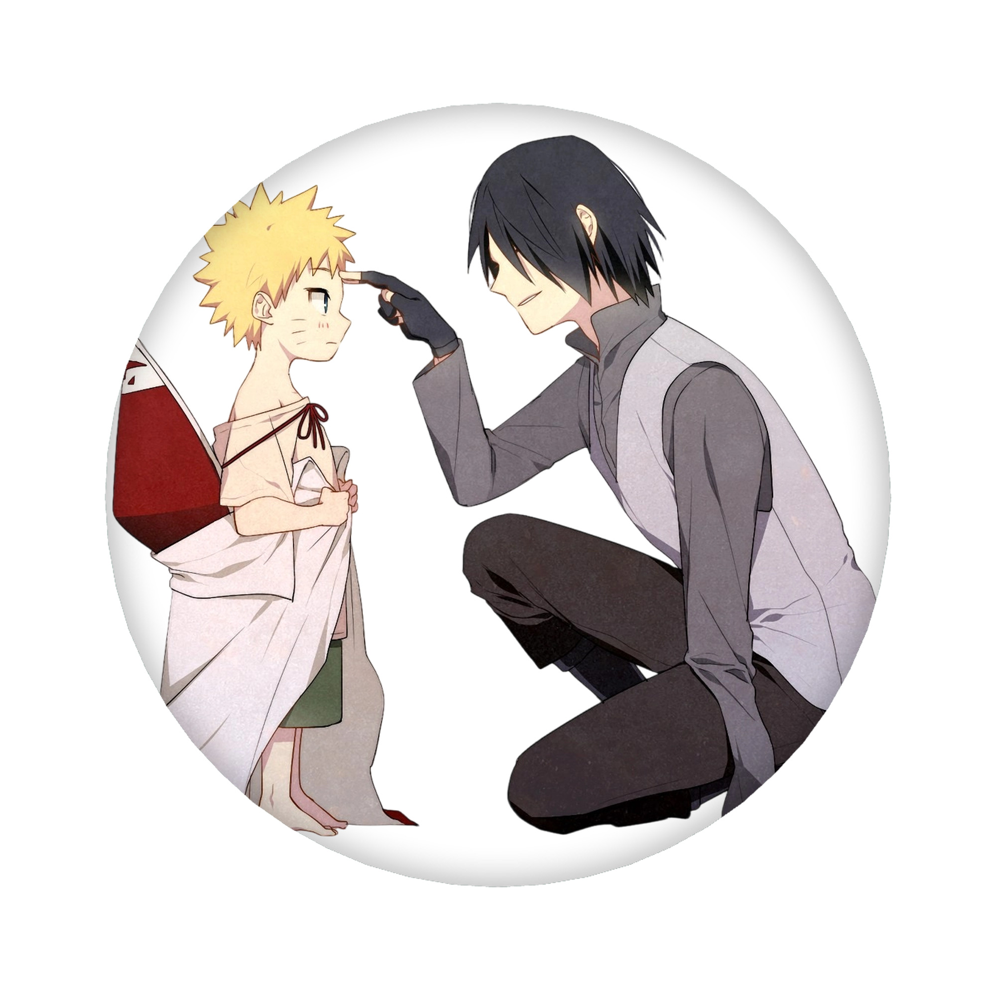 （画像用） NARUTO -ナルト- うちは サスケ Uchiha Sasuke 6cm 缶バッジ 複数セット