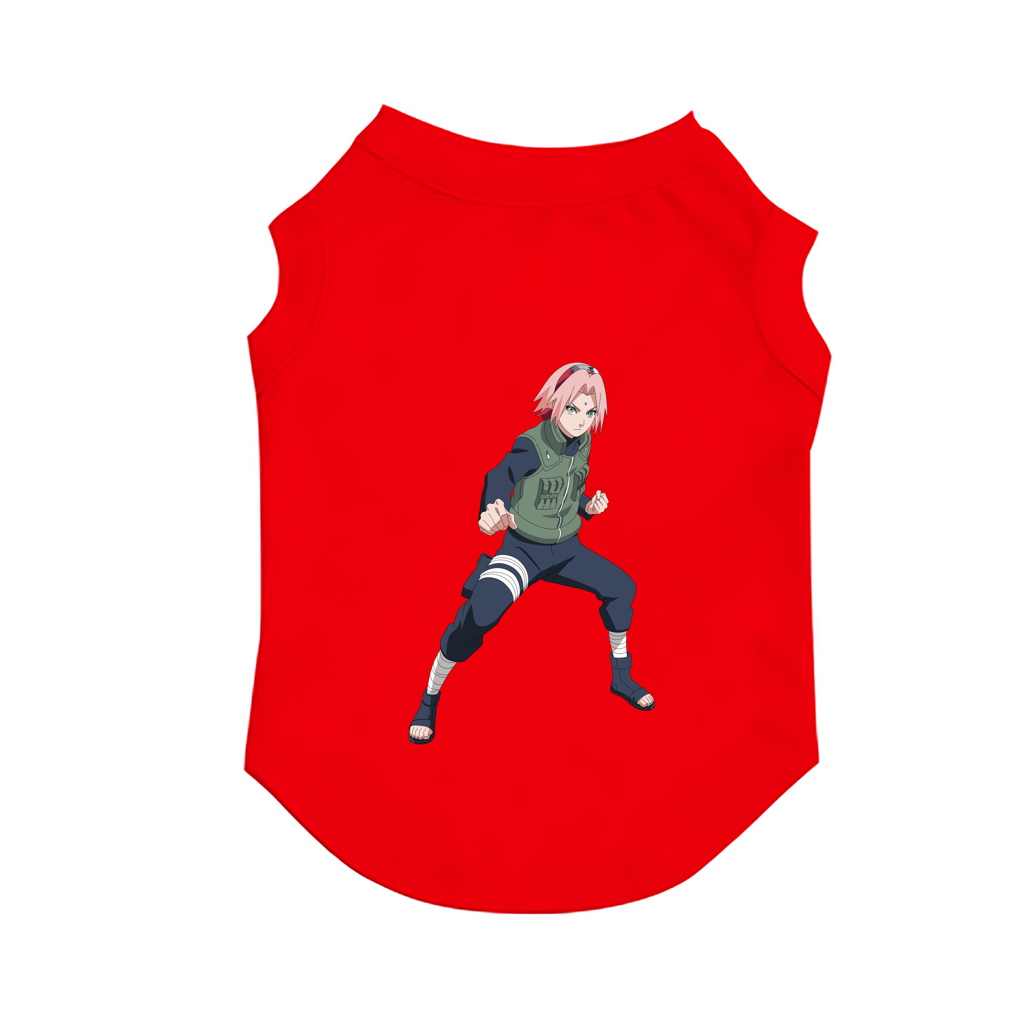 （画像用） NARUTO -ナルト- 春野サクラ Haruno Sakura ペット用ベスト