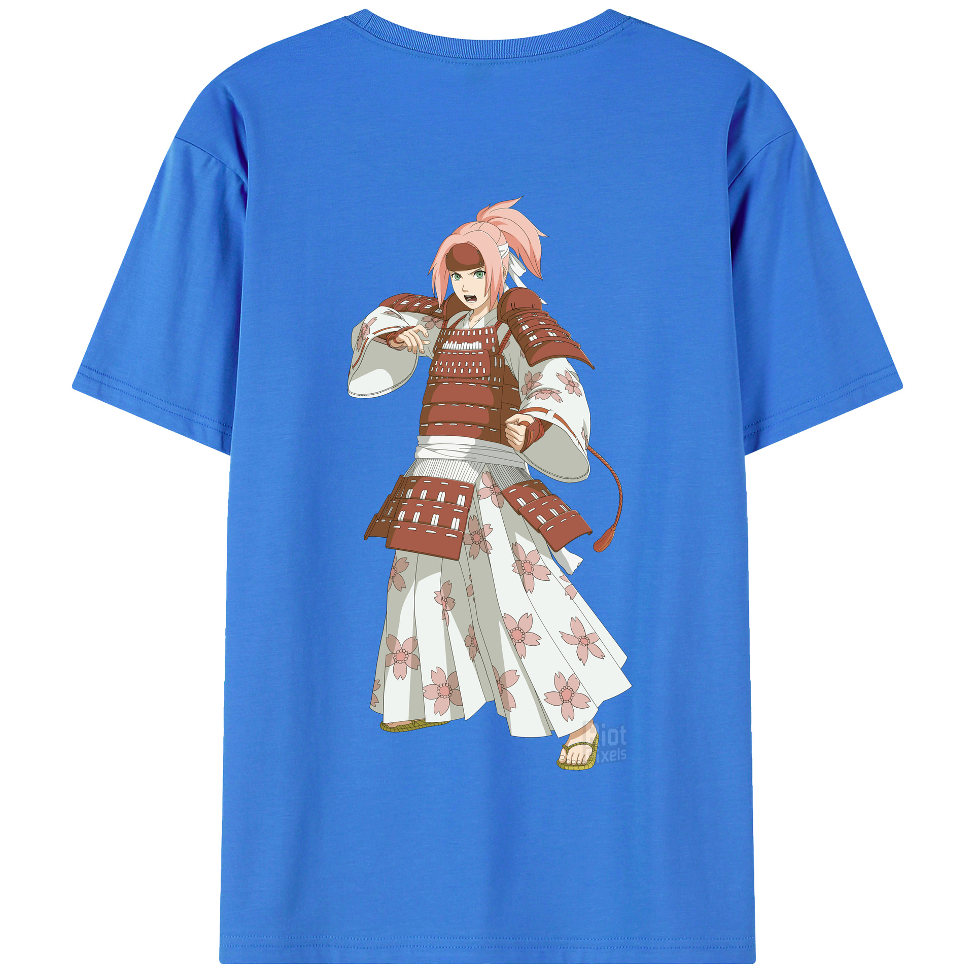（画像用） NARUTO -ナルト- 春野サクラ Haruno Sakura 綿100％半袖Tシャツ（背面プリント）